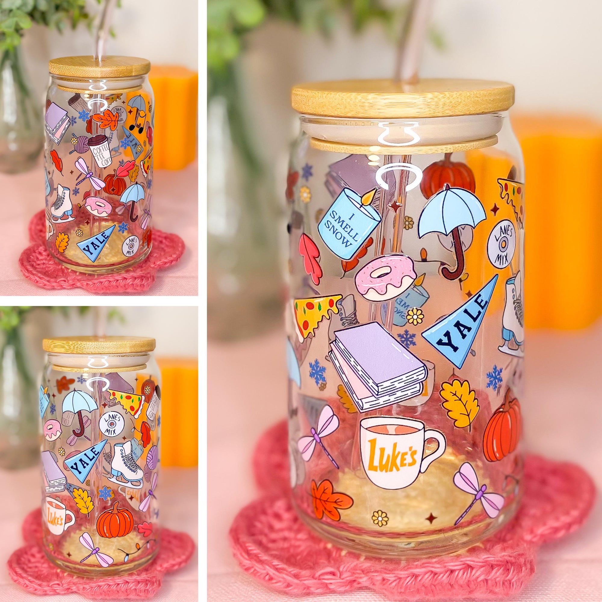 In Stars Hollow 16oz Cups *Multiple Designs!!