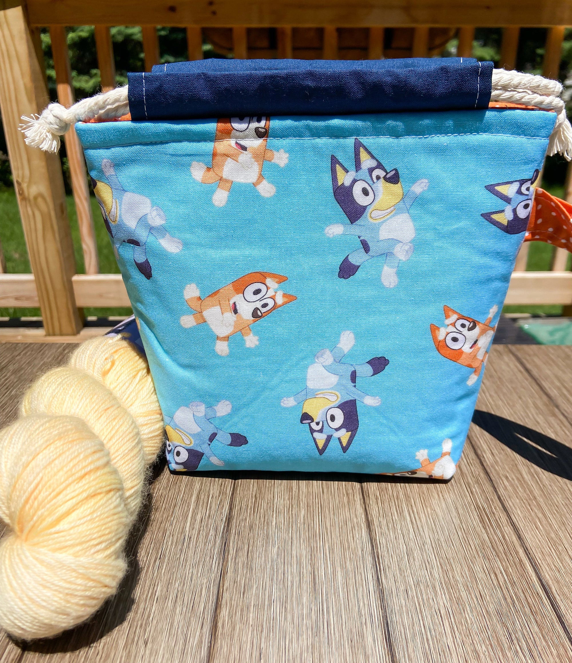 Grownups like Cartoons Too Drawstring Project Bag with Pocket