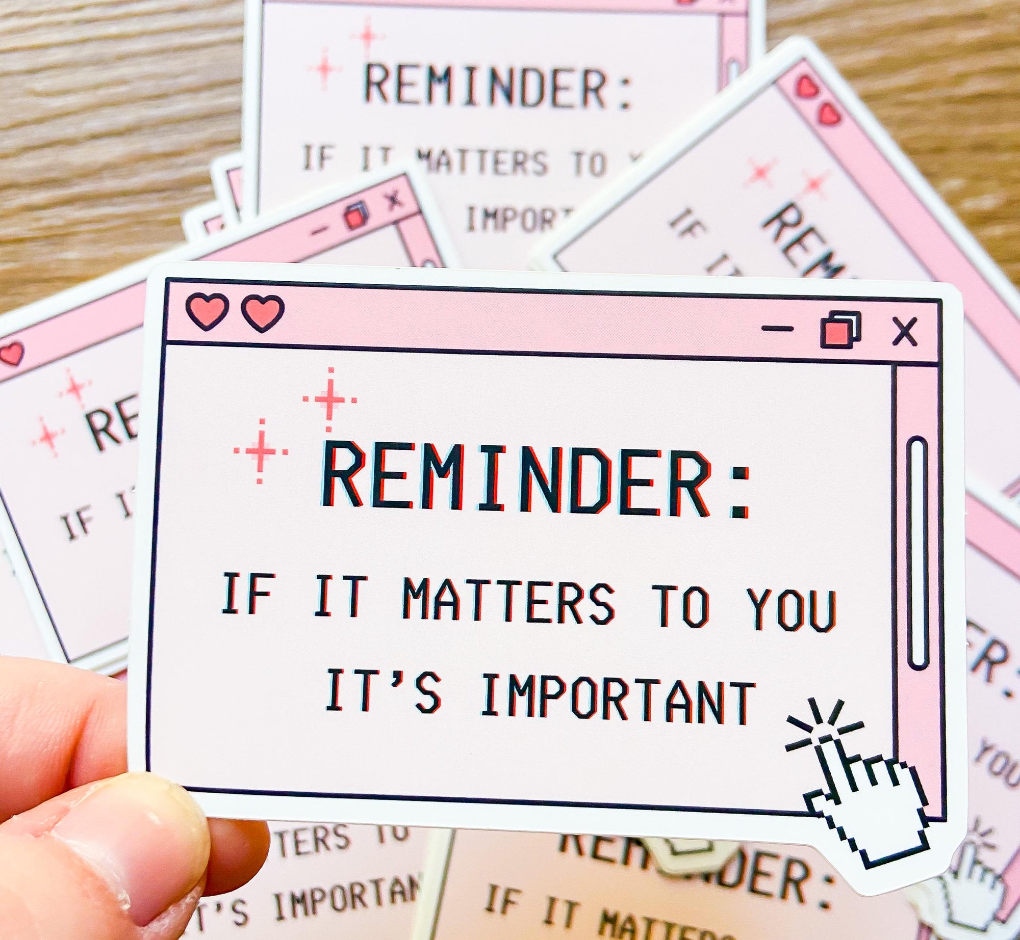 If it Matters to you It’s Important Sticker