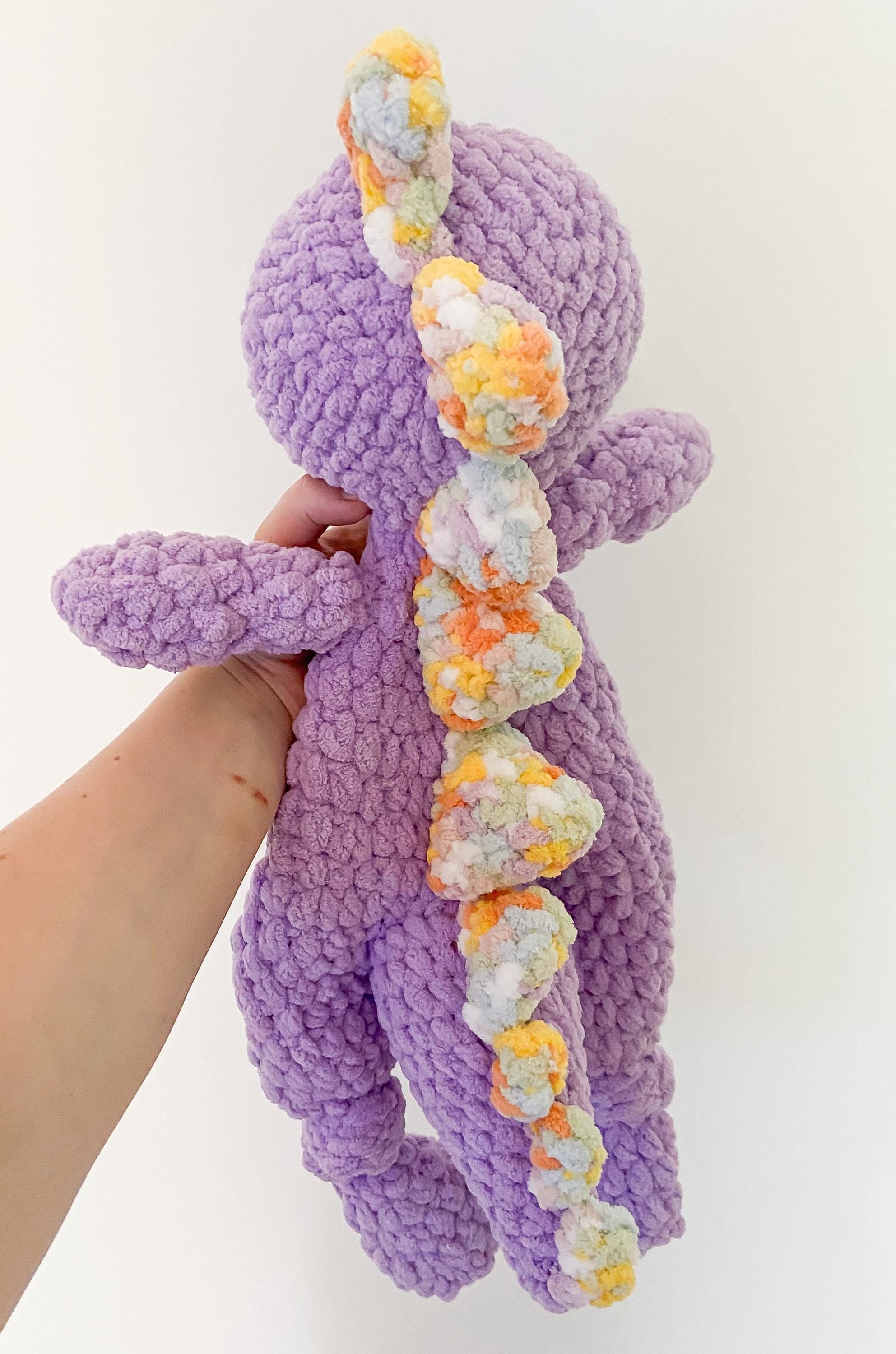 Large Crochet Dino Plushie