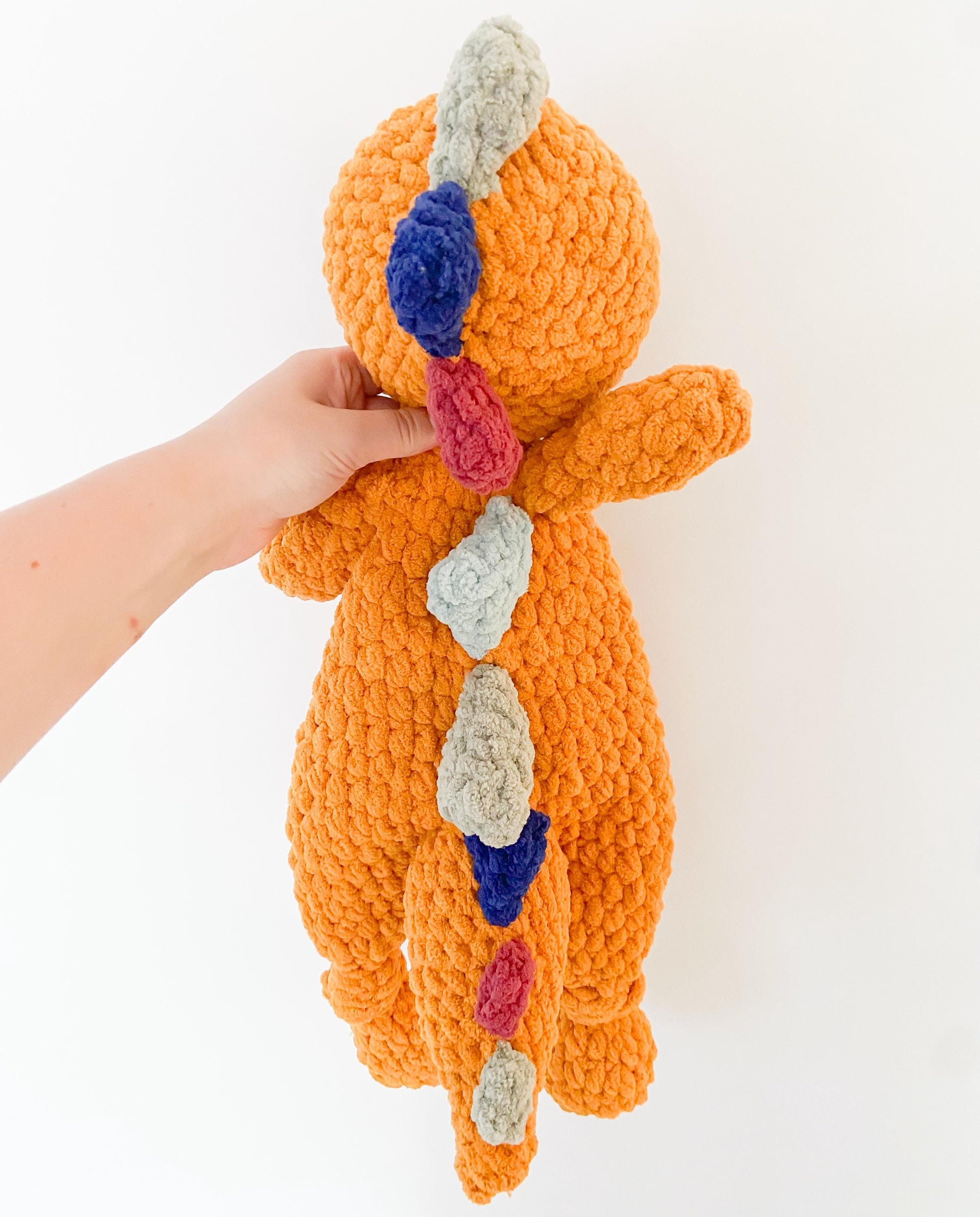 Large Crochet Dino Plushie