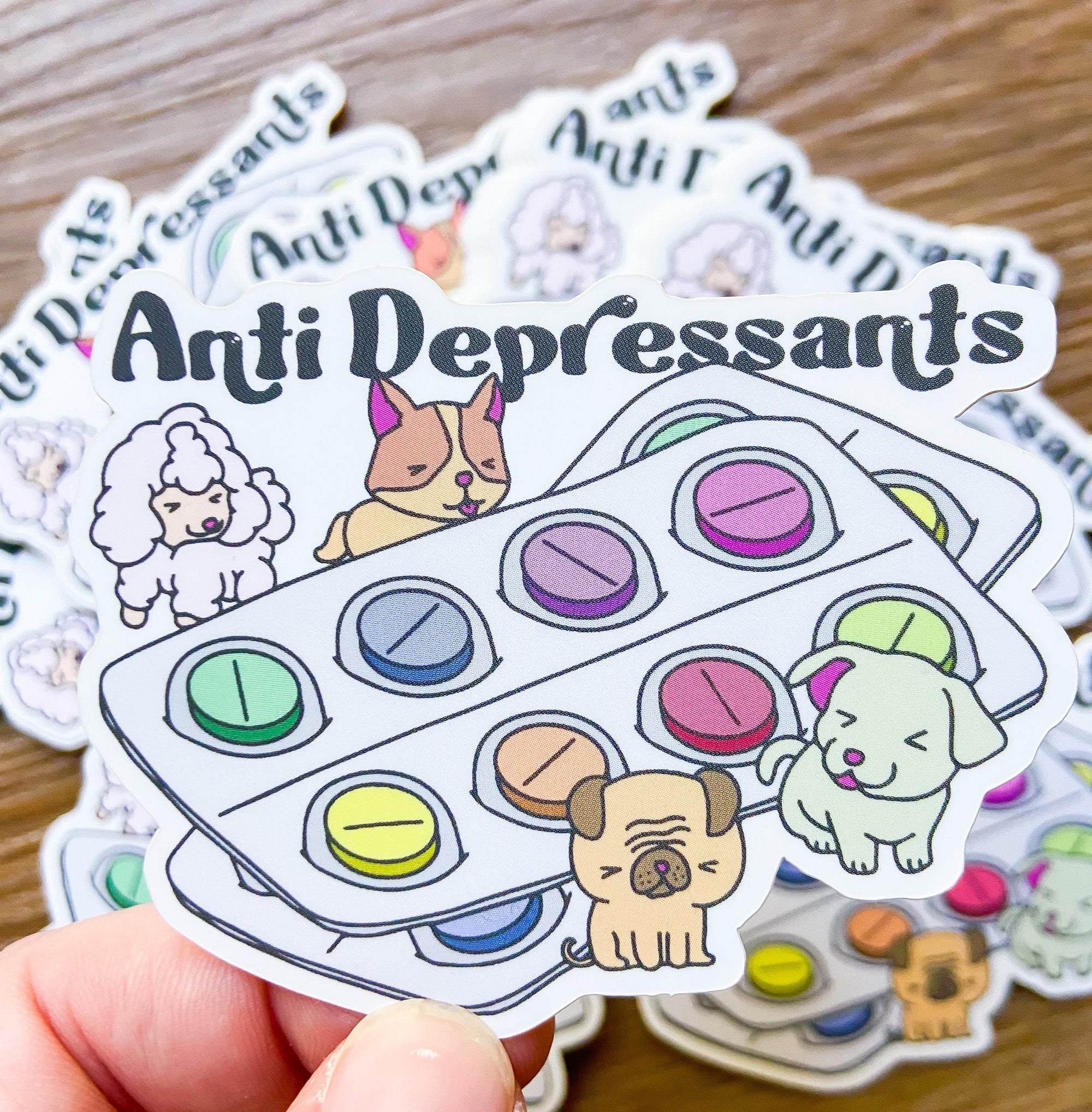 Dog Antidepressant Sticker