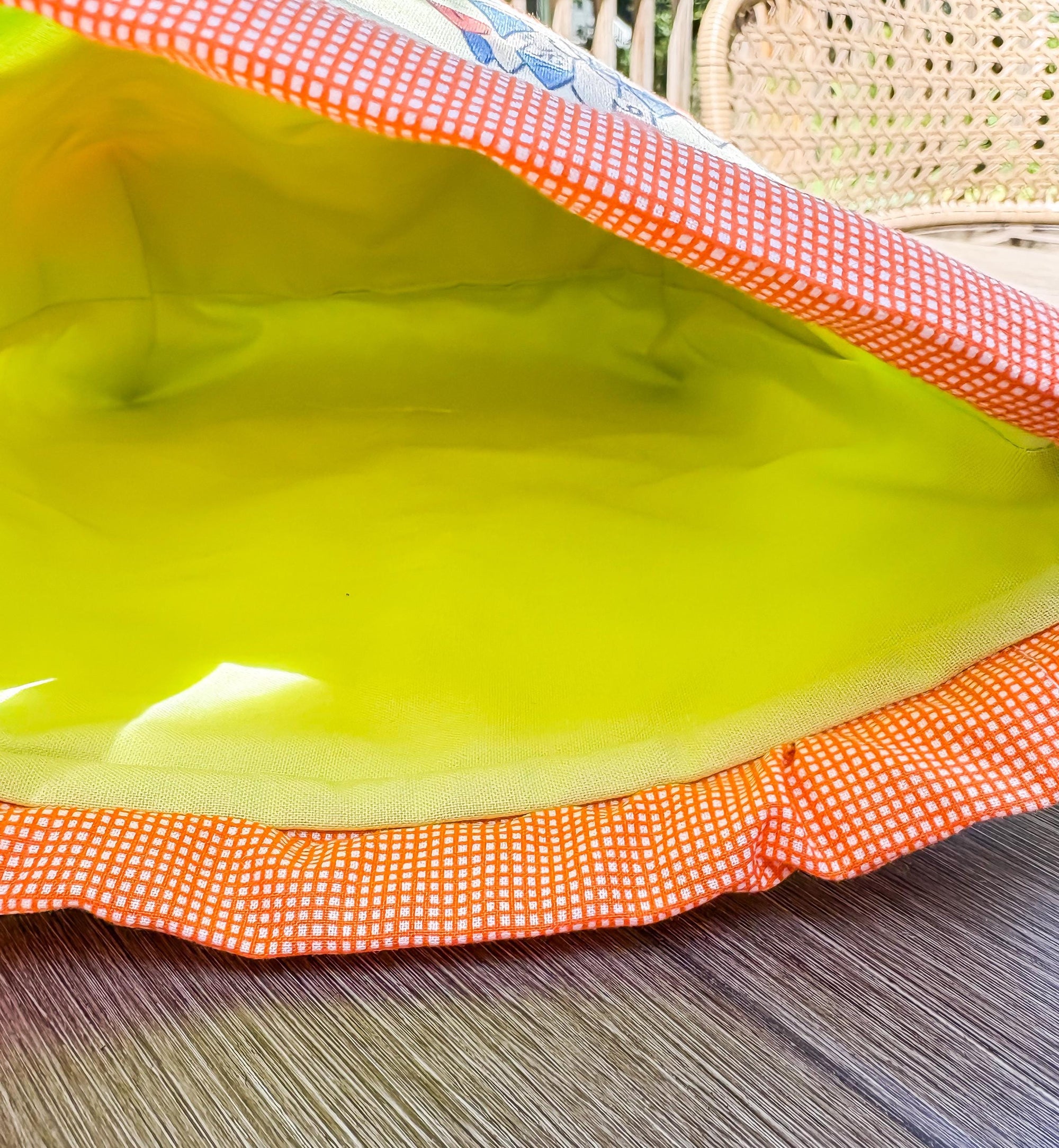 Stitch Quest Q3- Map to the Dragon’s Den Project Bag with Pocket