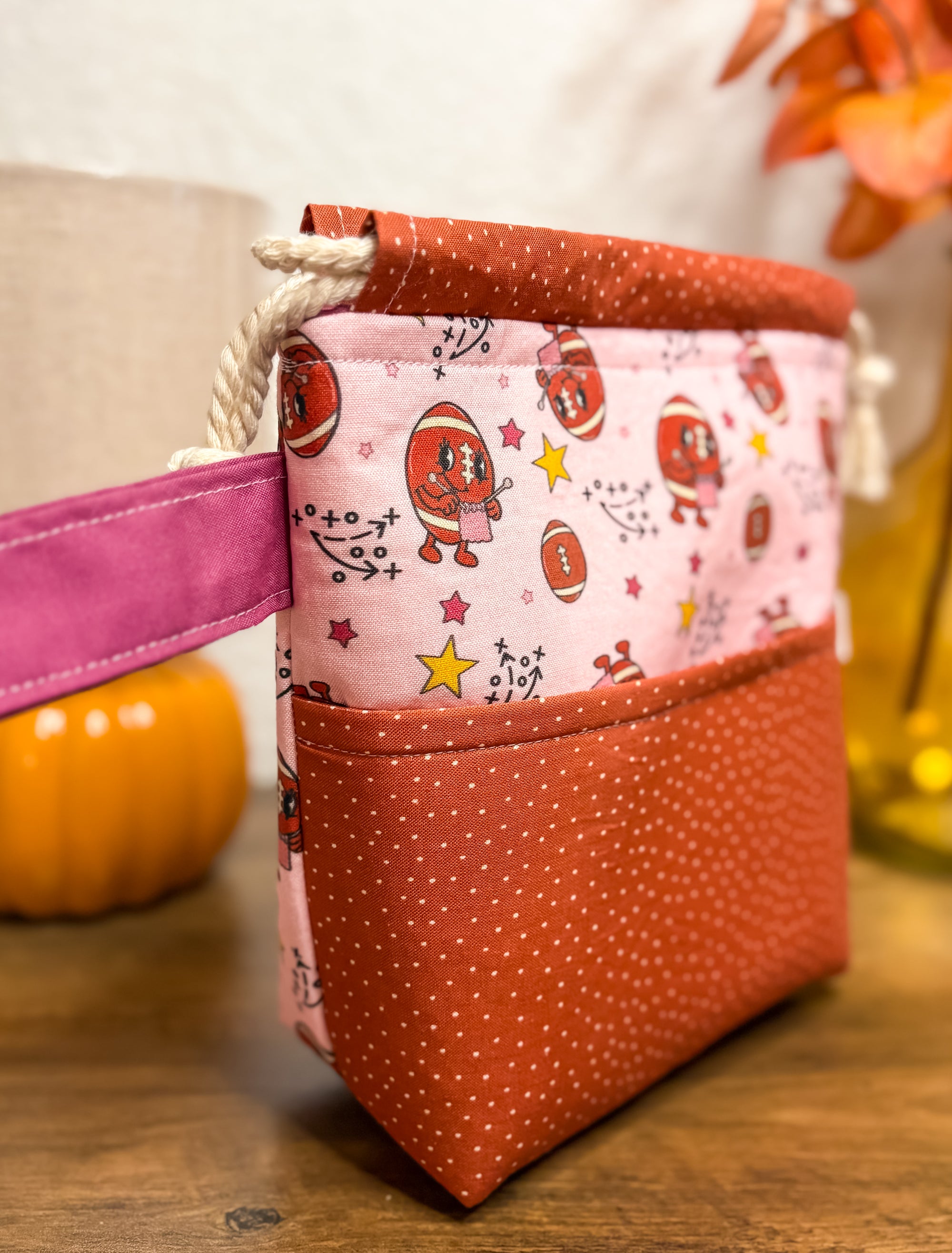 PREORDER* Pig Skin Party *Official* Drawstring Project Bag with Pocket