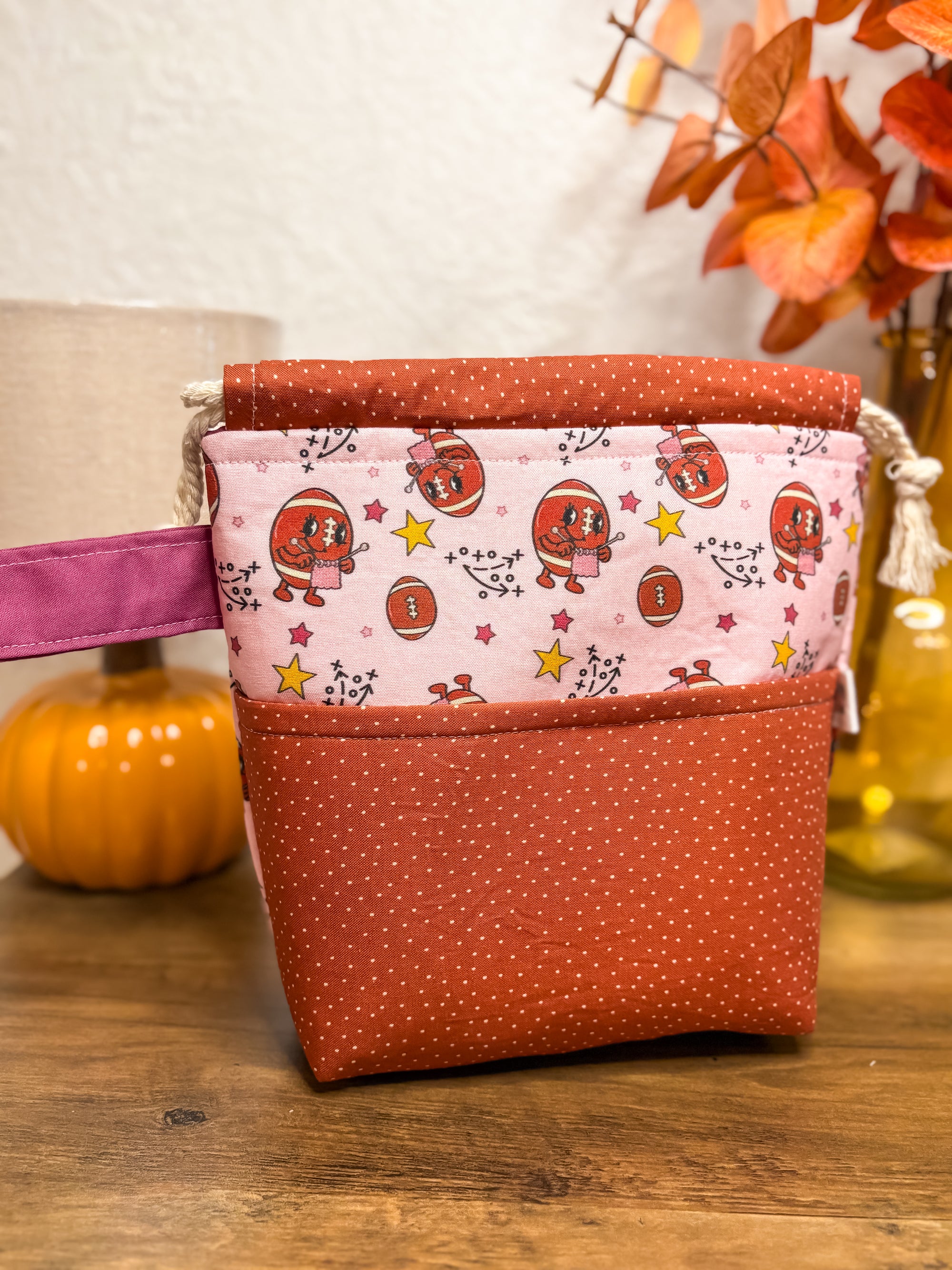 PREORDER* Pig Skin Party *Official* Drawstring Project Bag with Pocket