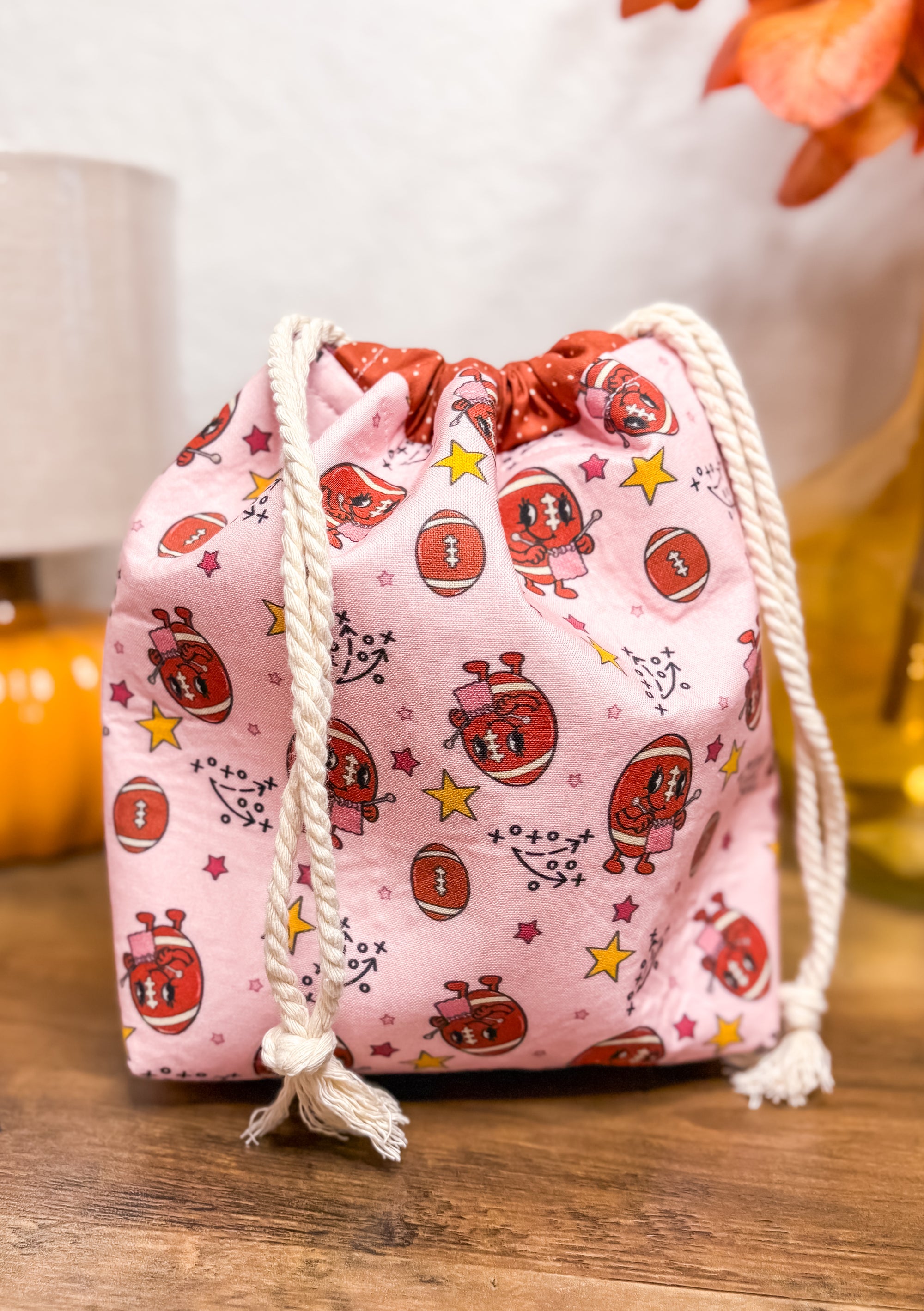 PREORDER* Pig Skin Party *Official* Drawstring Project Bag with Pocket