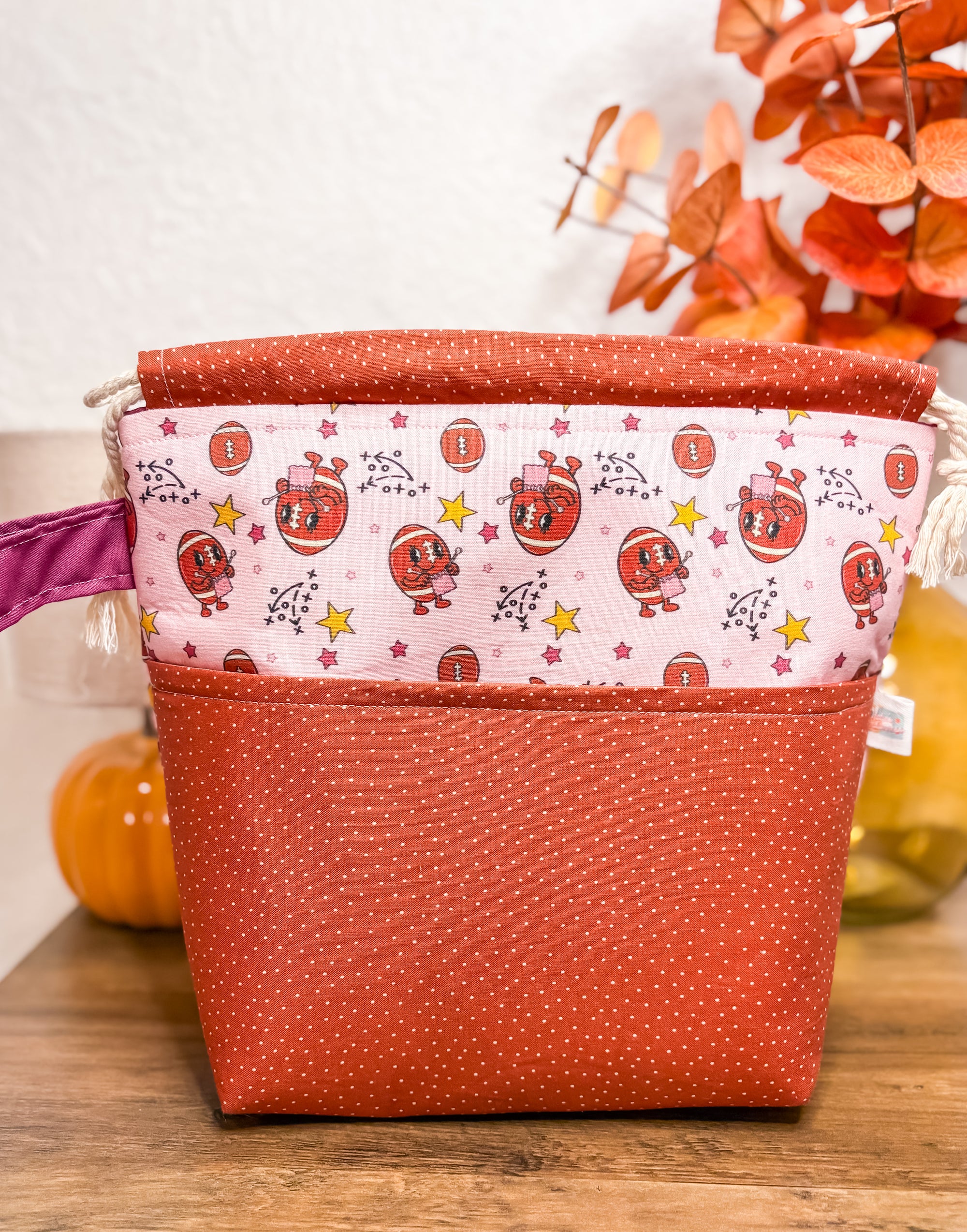 PREORDER* Pig Skin Party *Official* Drawstring Project Bag with Pocket