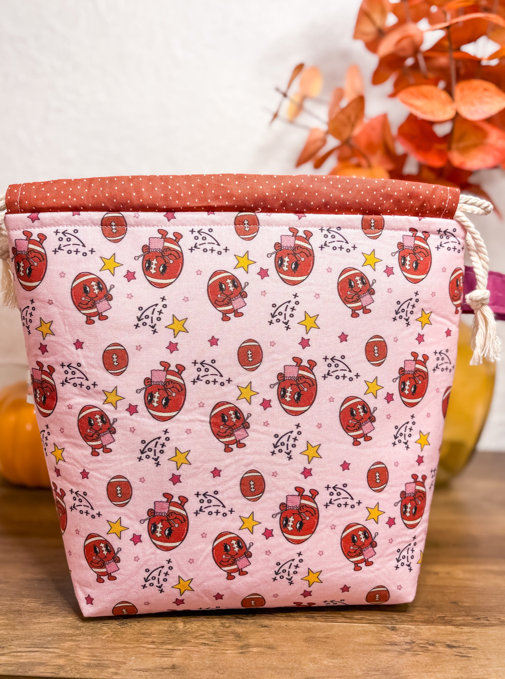 PREORDER* Pig Skin Party *Official* Drawstring Project Bag with Pocket