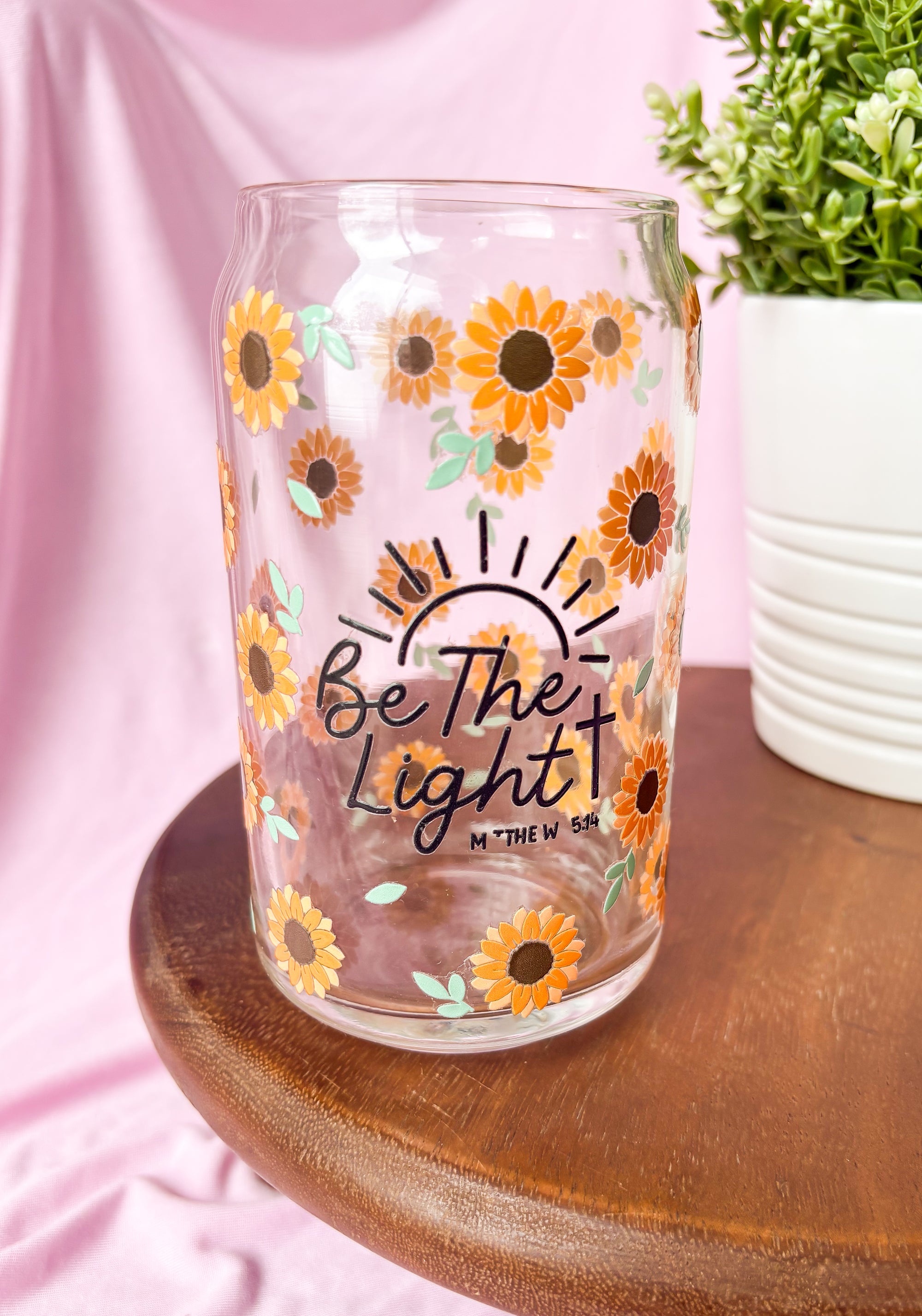 Be The Light - Sunflowers 16 oz Cup