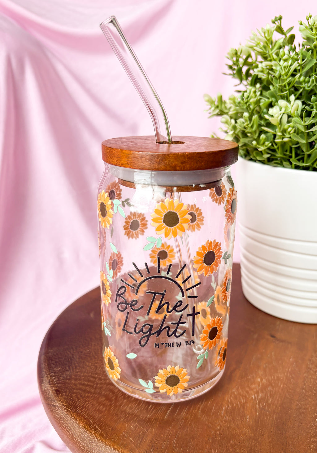 Be The Light - Sunflowers 16 oz Cup