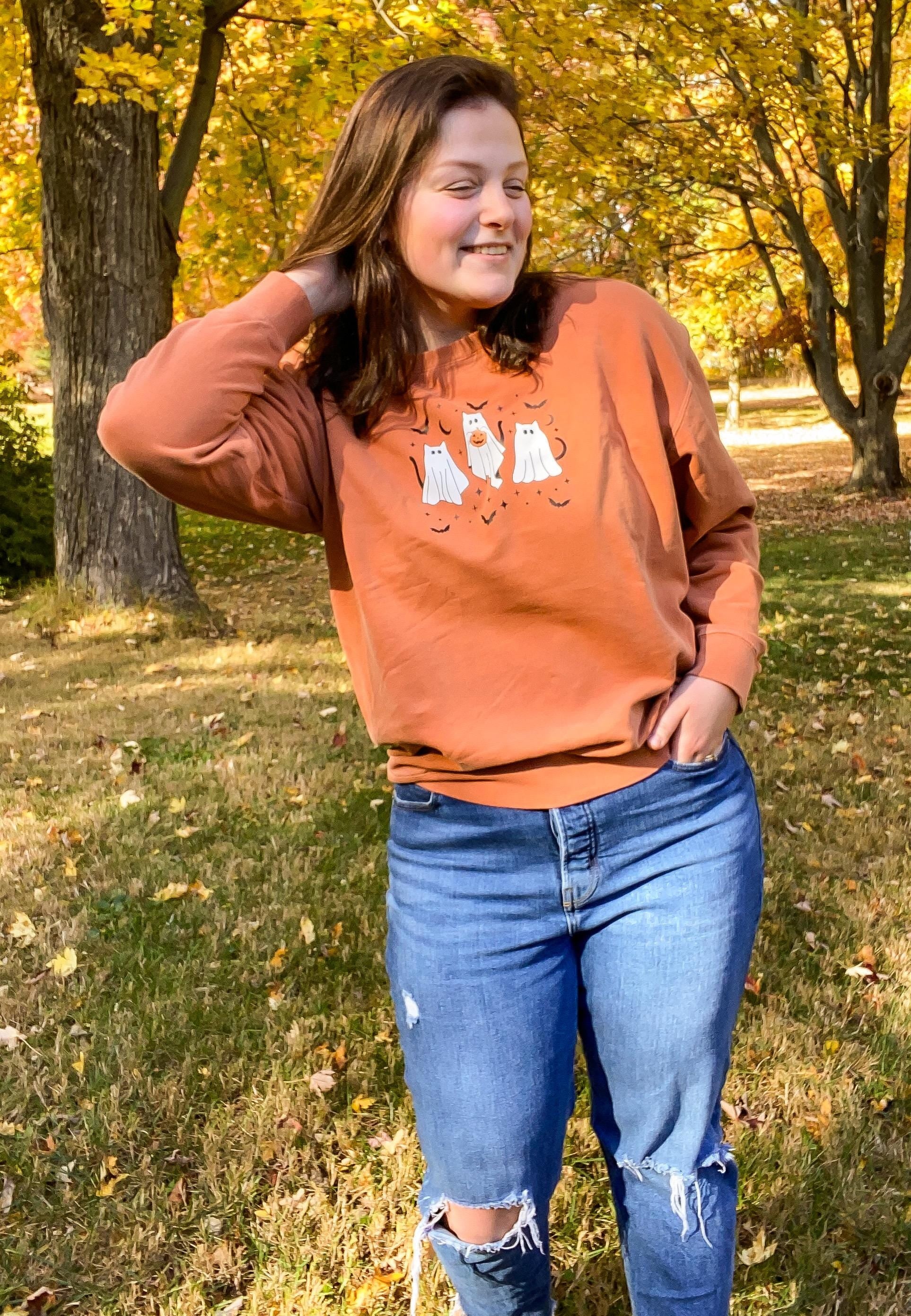 Spooky Cat Sweatshirt