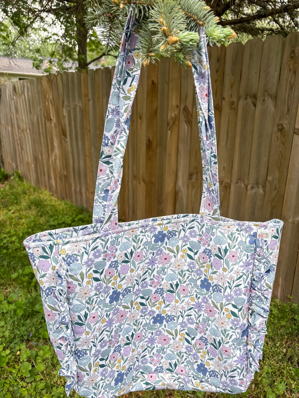 Jumbo Ruffle Weekender Bag