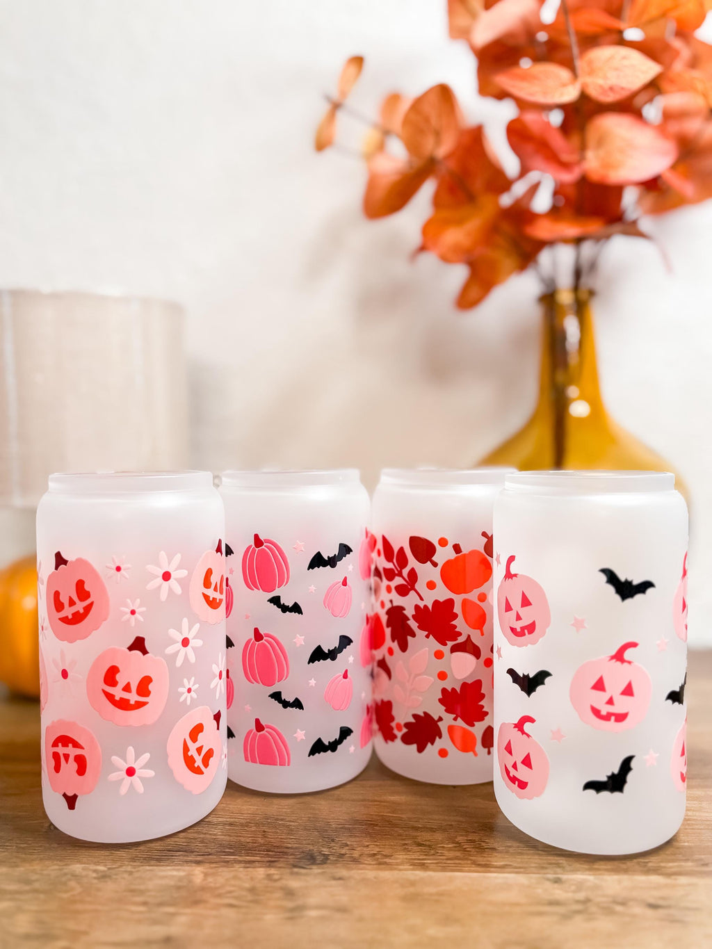 More Fall/Spooky Season 16oz Cups *Multiple Designs!!