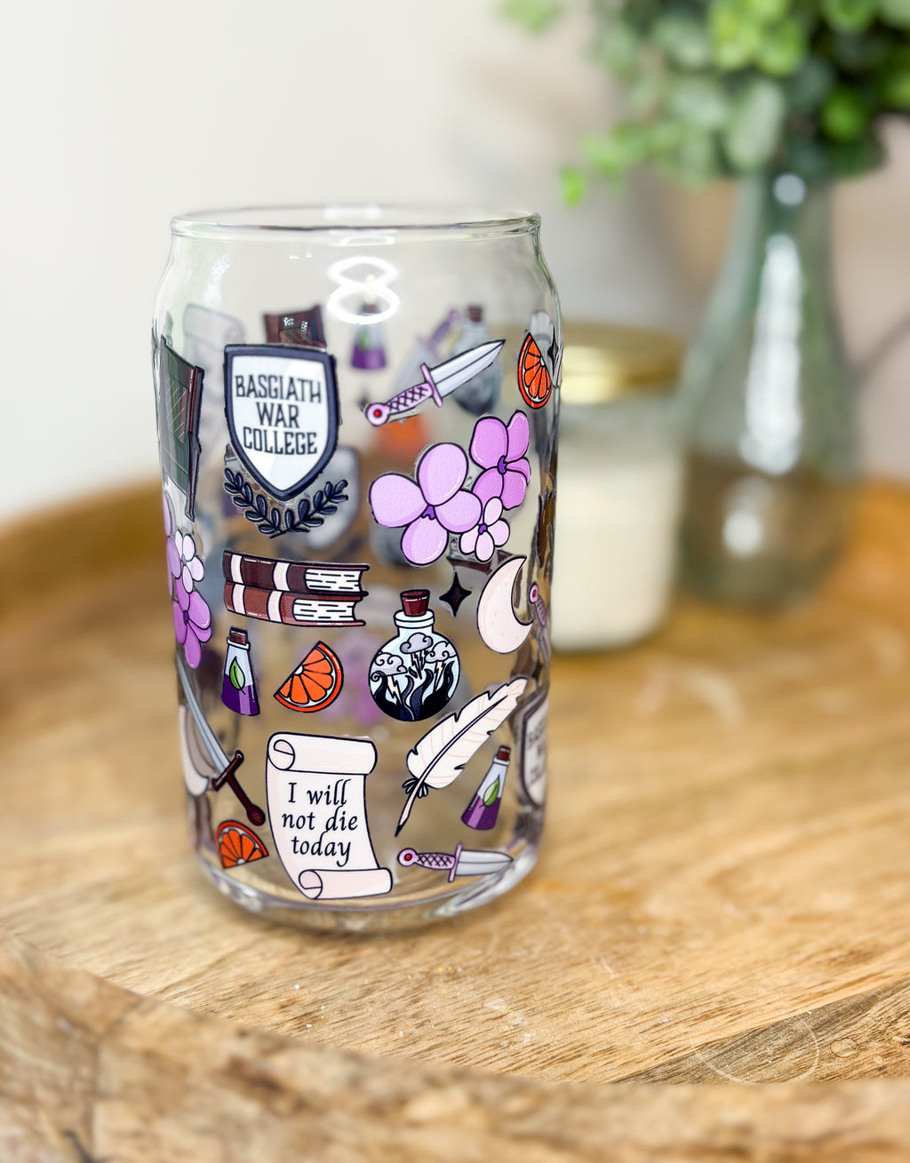 I Will Not Die Today 16oz Cup