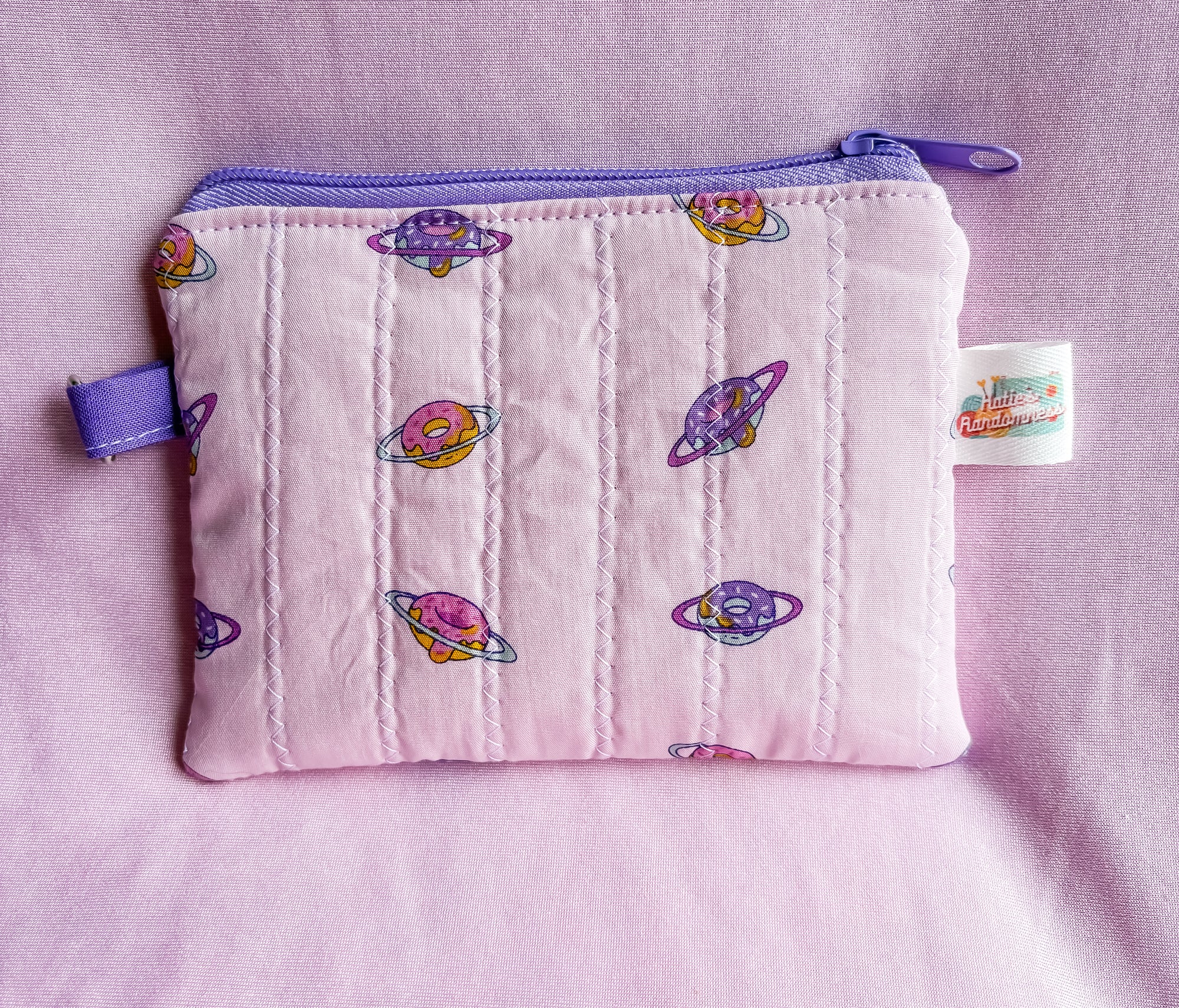 Planet Delicious Zipper Pouch for Notions or Wallet