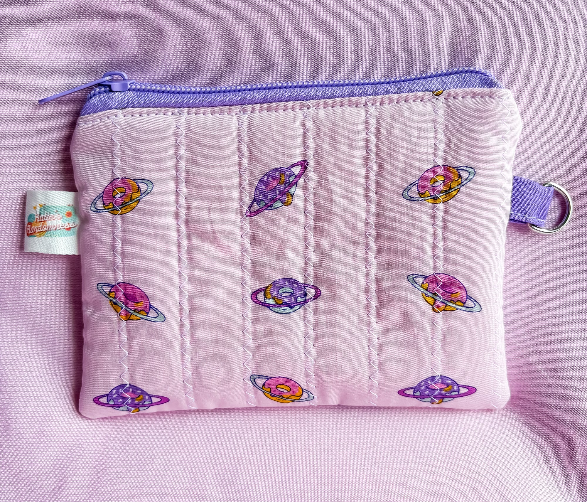 Planet Delicious Zipper Pouch for Notions or Wallet
