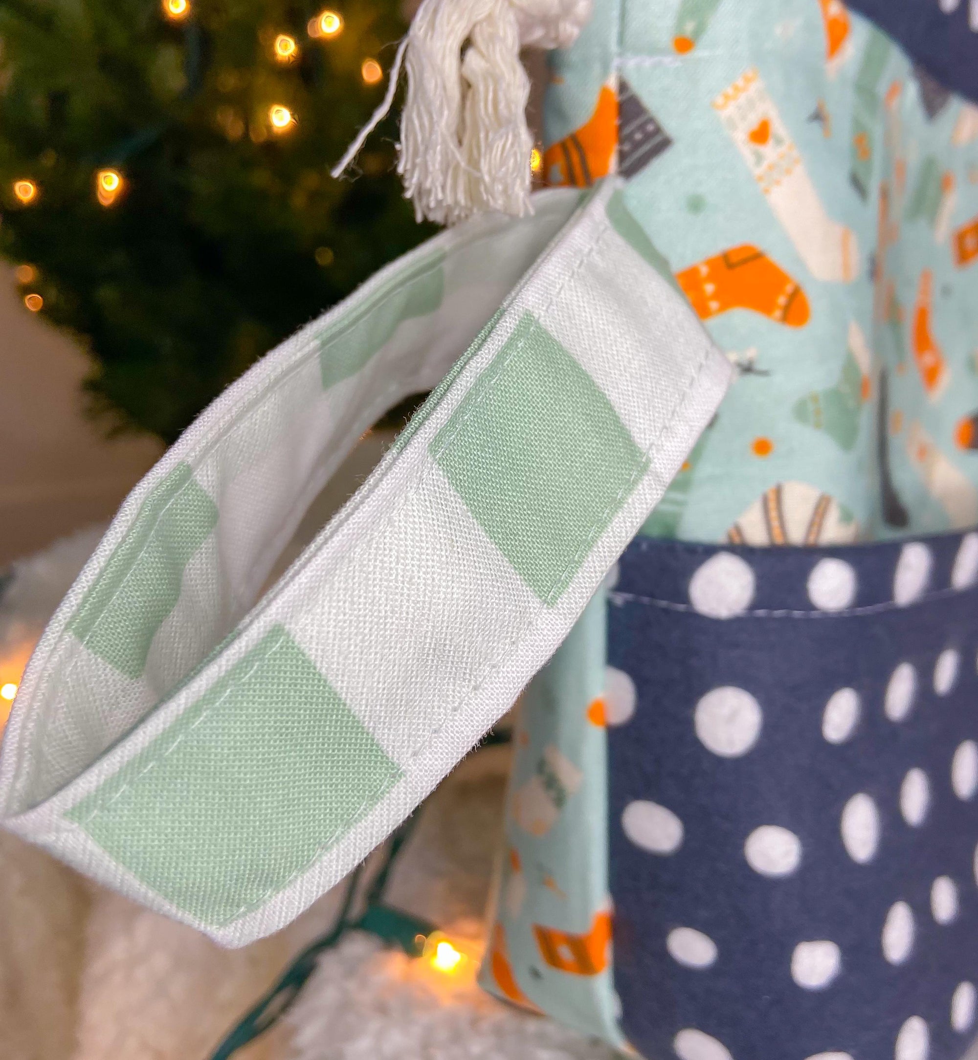 Cozy Toes Project Bag with Pocket