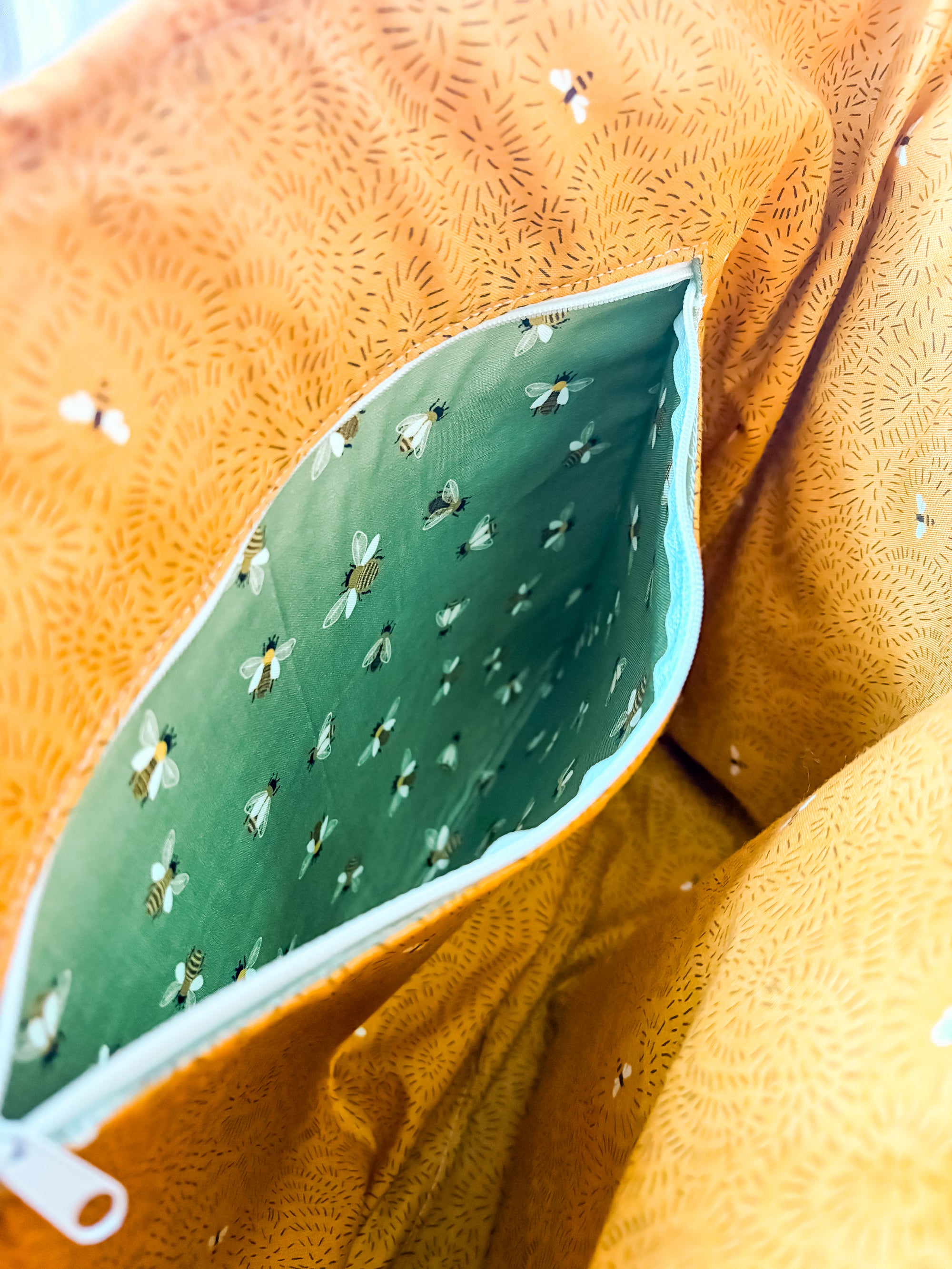 Bumblebee Tote Bag/ Large Purse