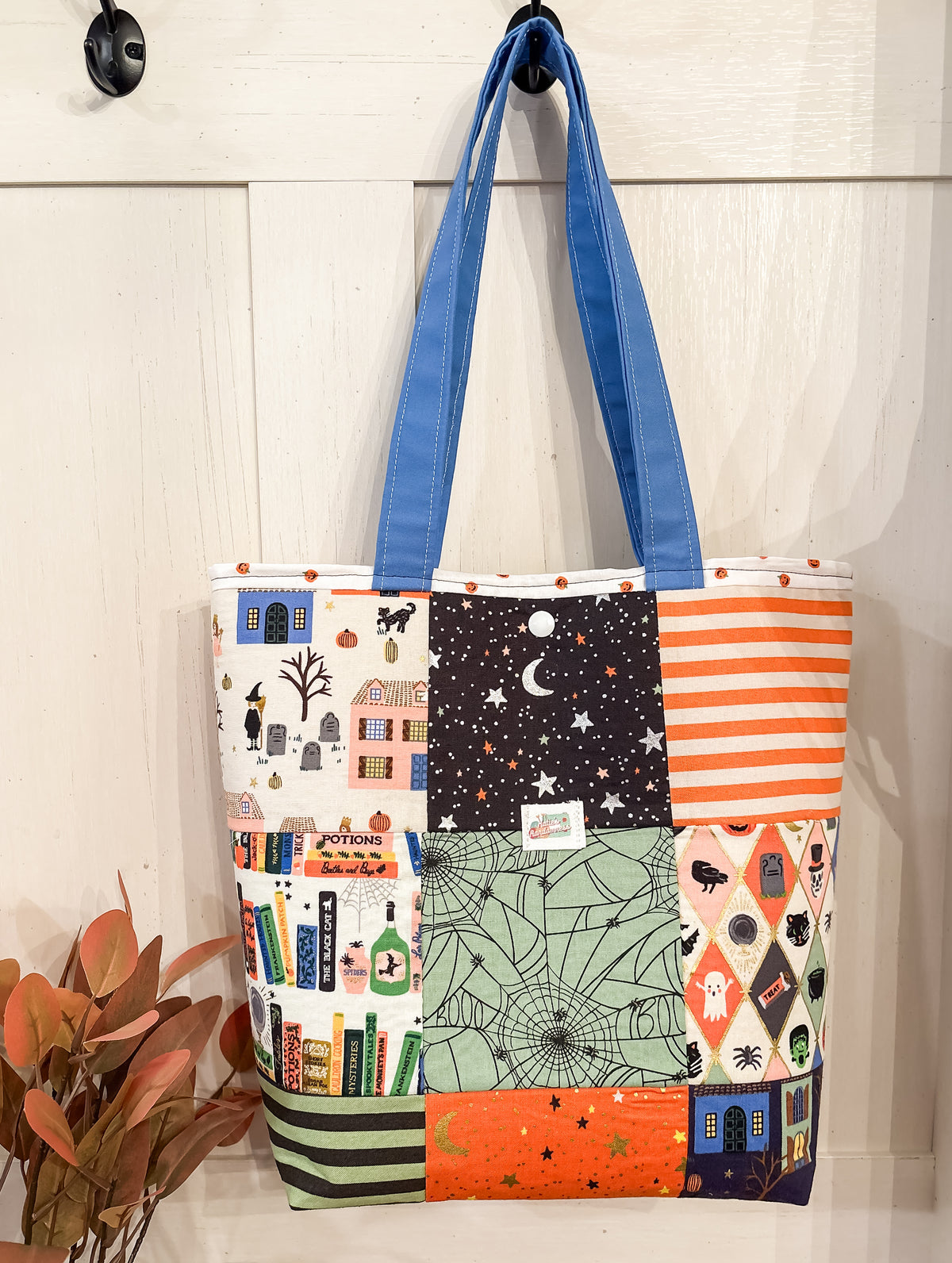 Trick Or Treat #1 Patchwork Medium Project Tote