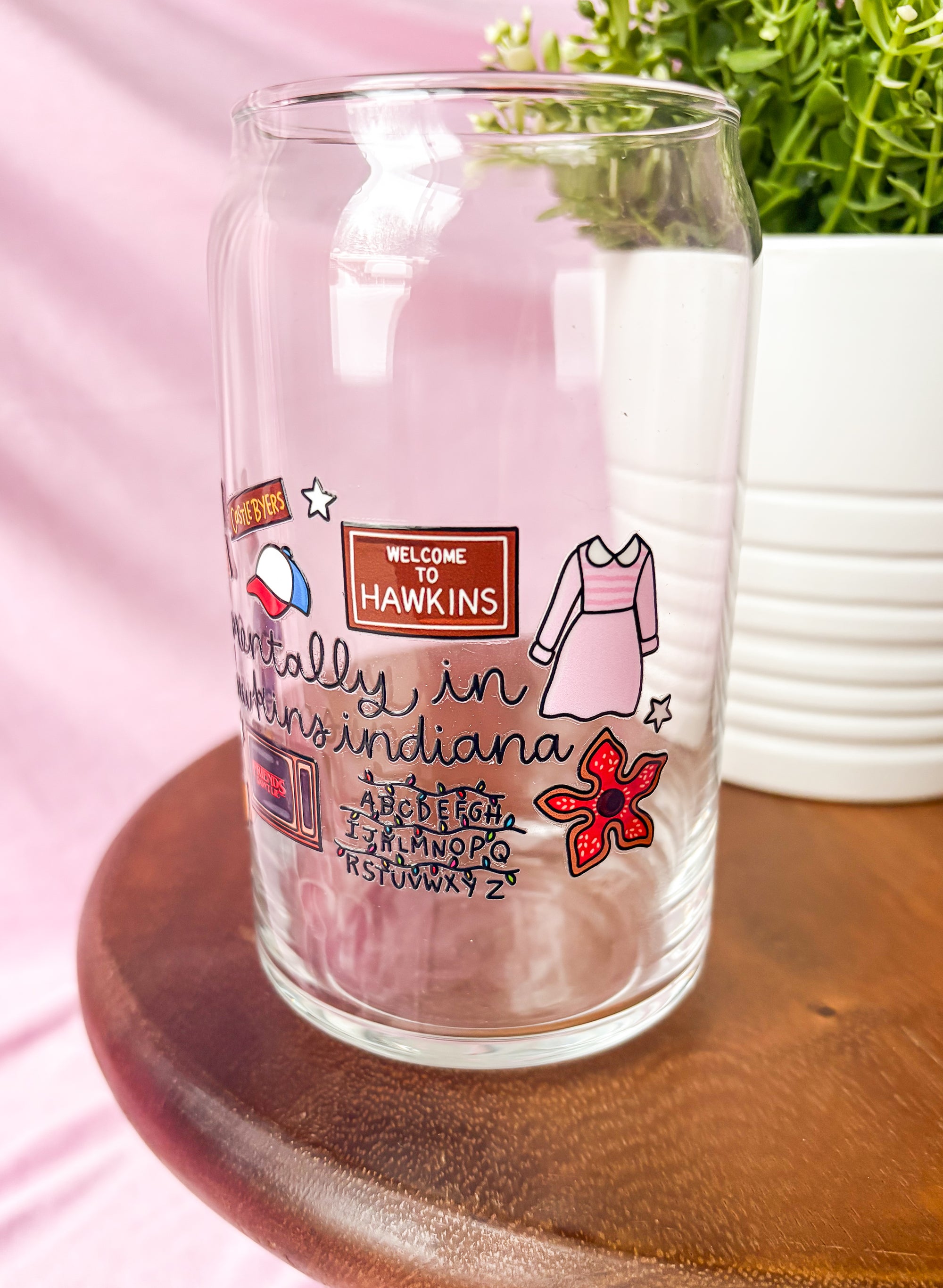 Mentally in Hawkins 16oz Cup