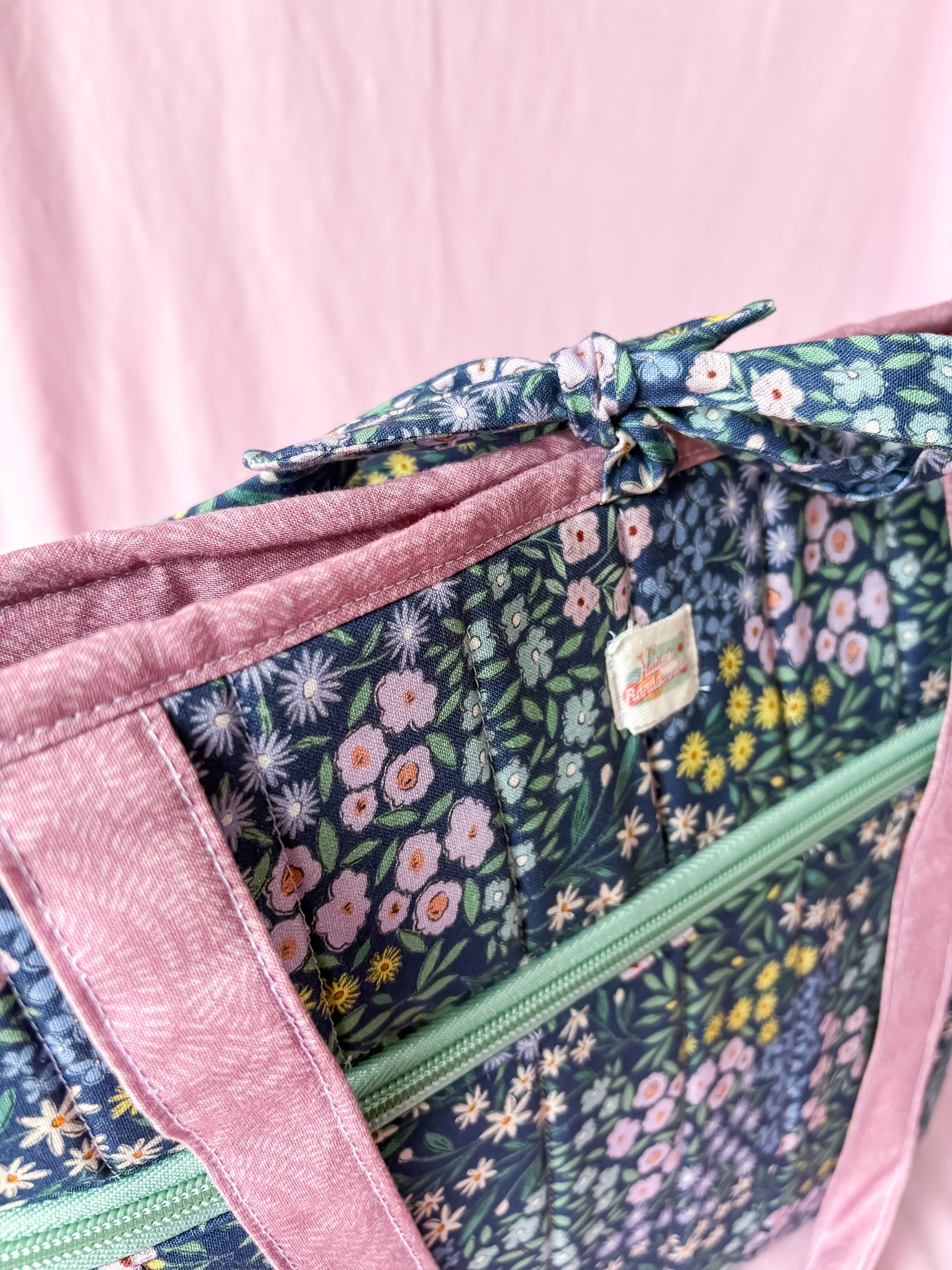 Purple Meadow Tote/Large Purse