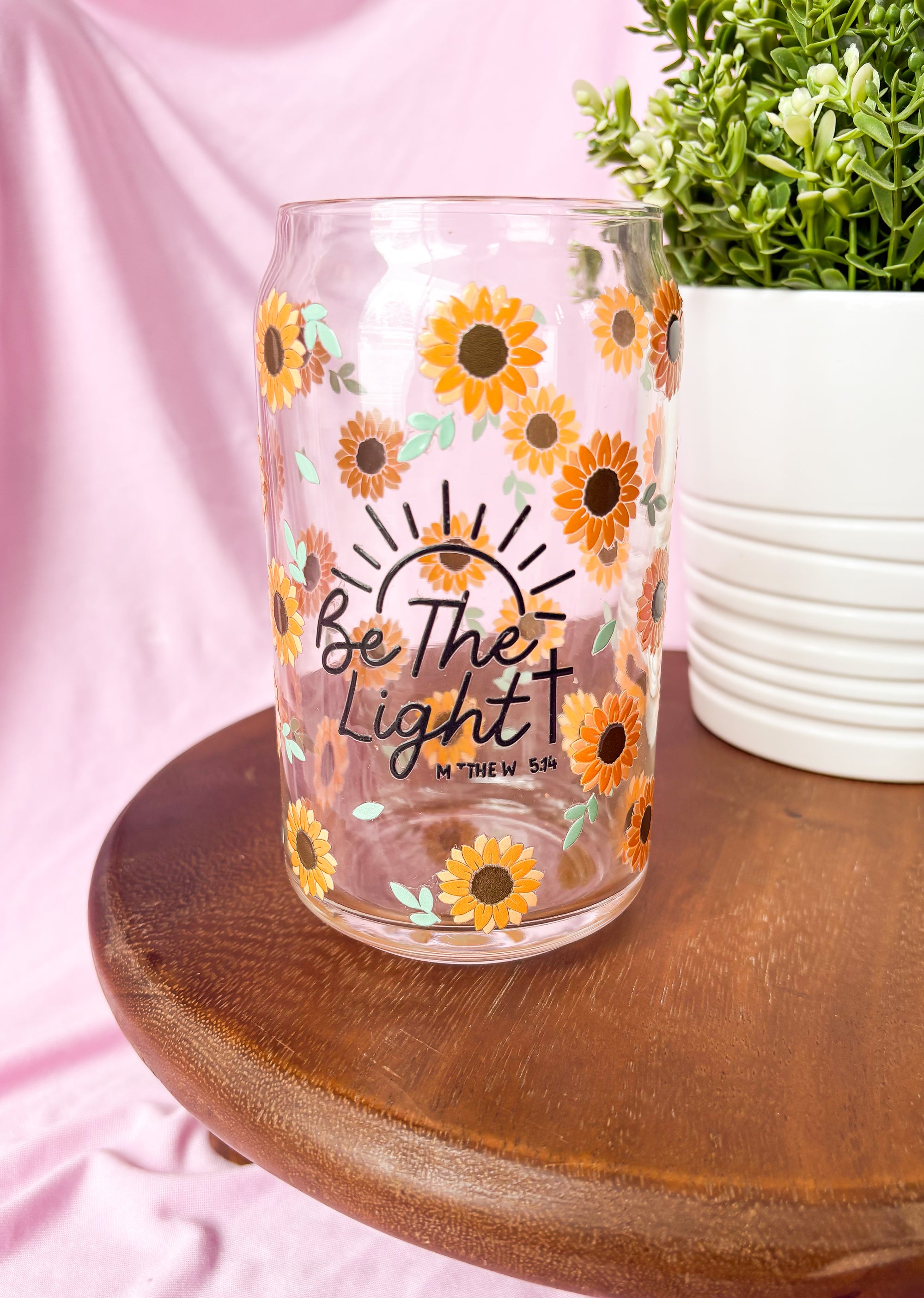 Be The Light - Sunflowers 16 oz Cup
