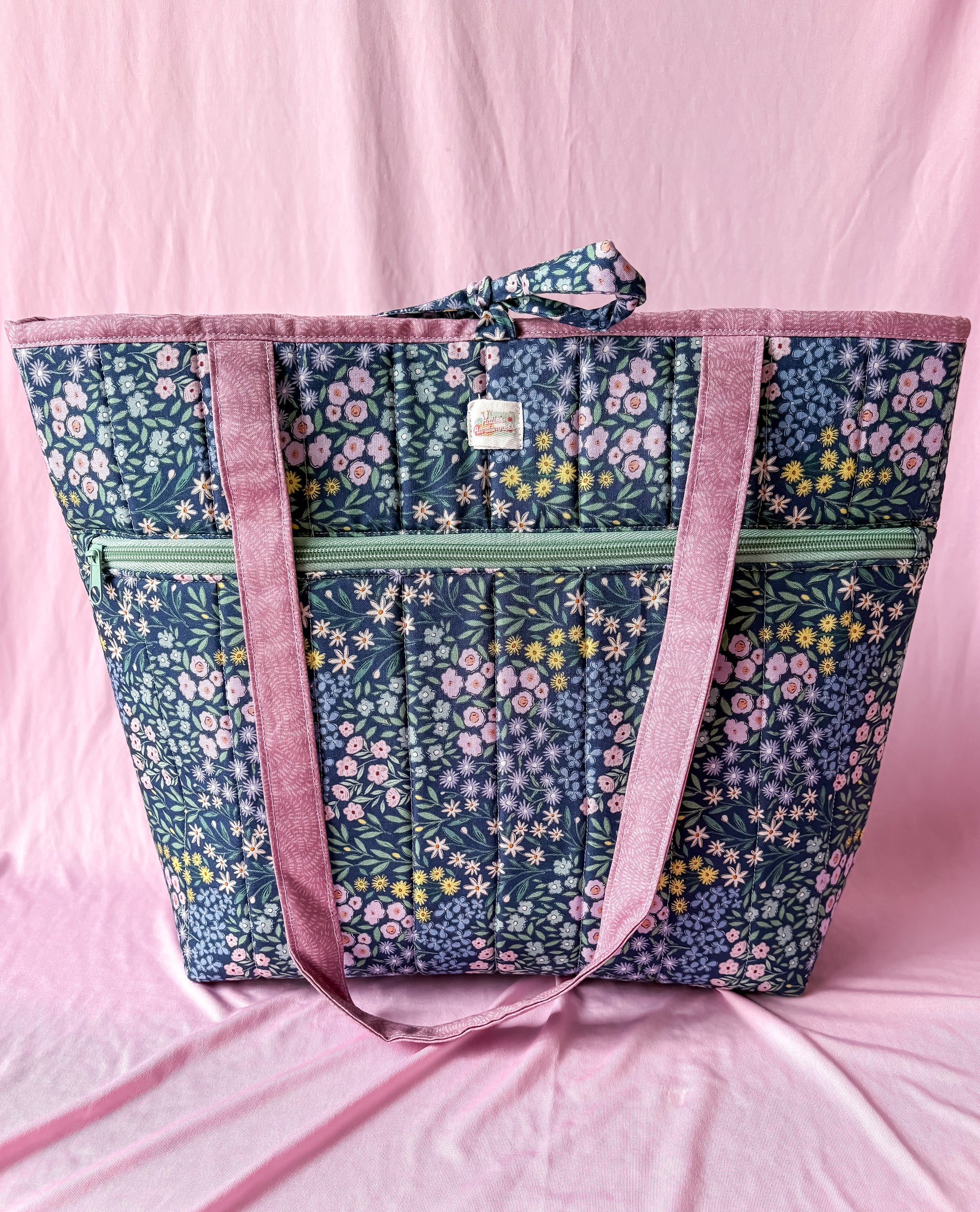 Purple Meadow Tote/Large Purse