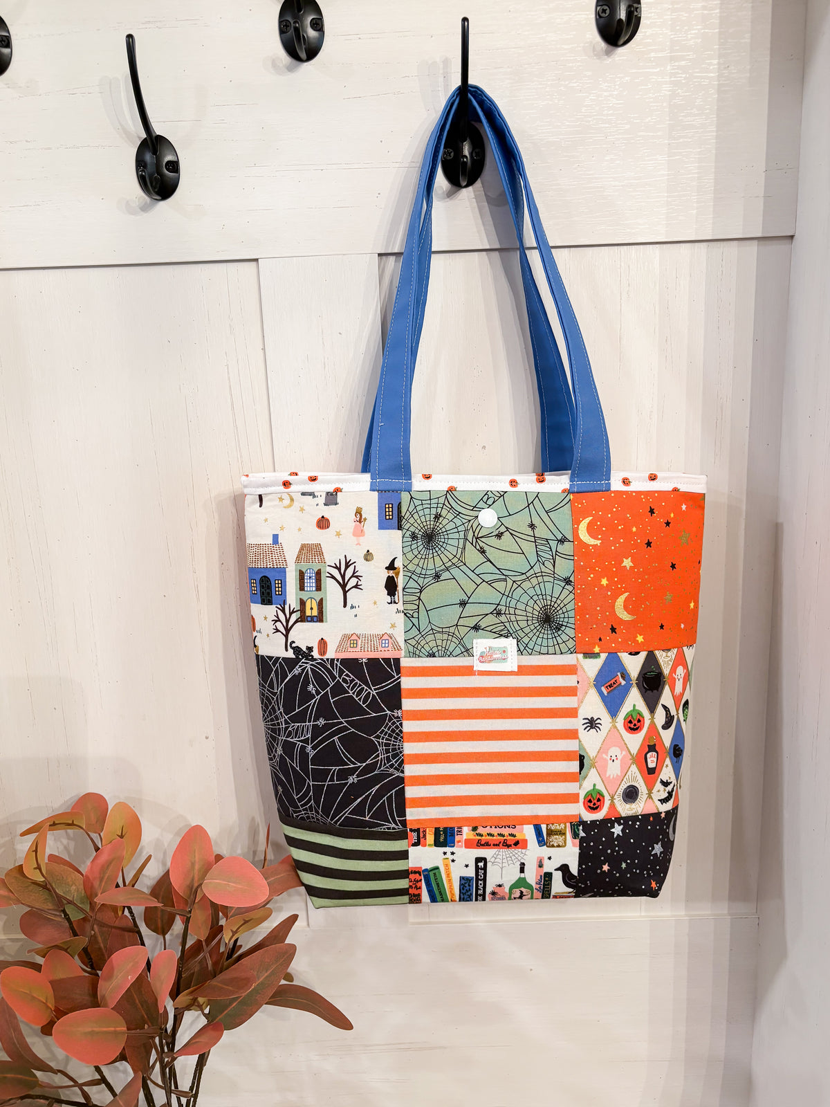 Trick Or Treat #2 Patchwork Medium Project Tote