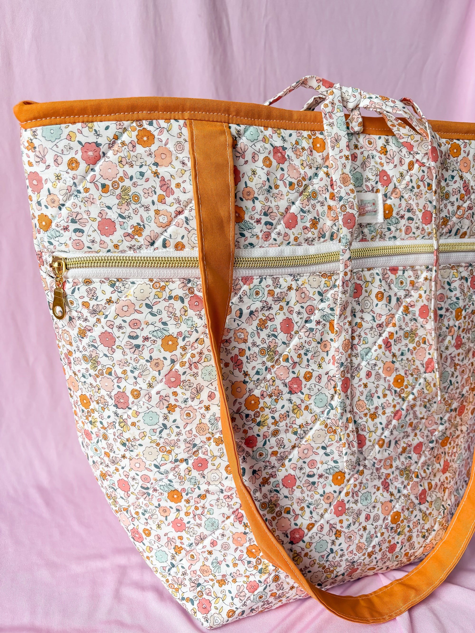 Summer Floral Tote Bag/Large Purse