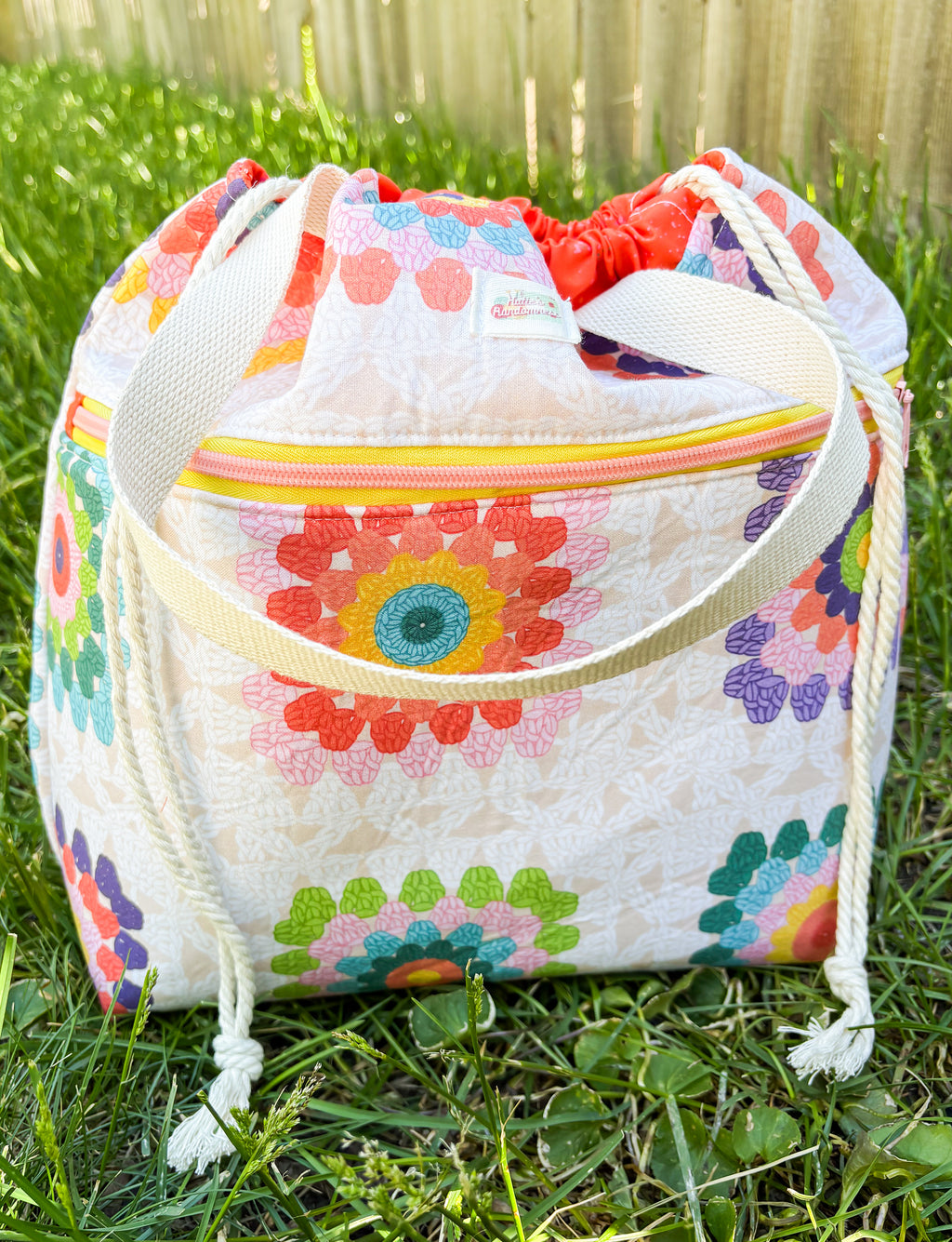 Crocheter’s Dream Sweater or Blanket OOAK Project Bag