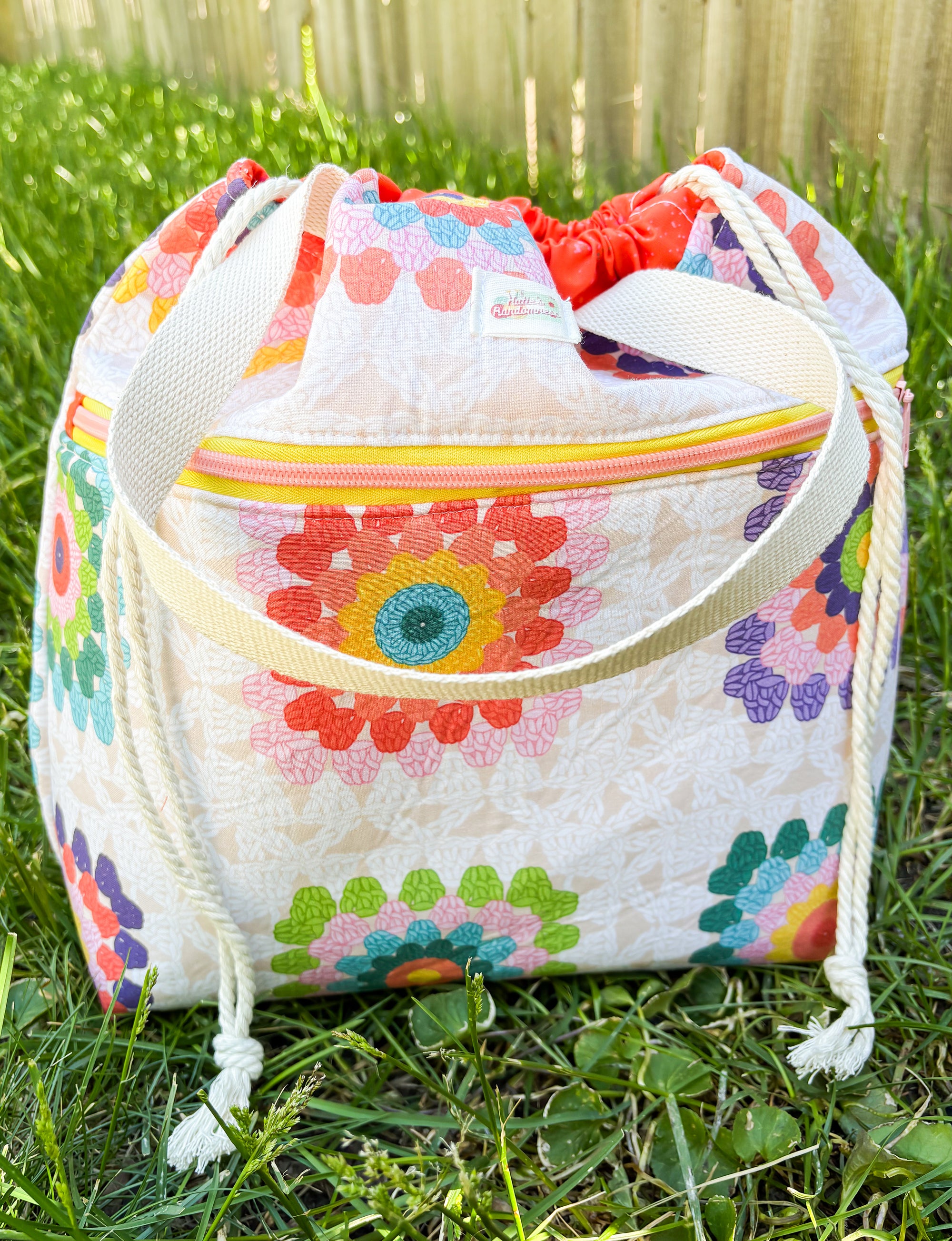 Crocheter’s Dream Sweater or Blanket OOAK Project Bag