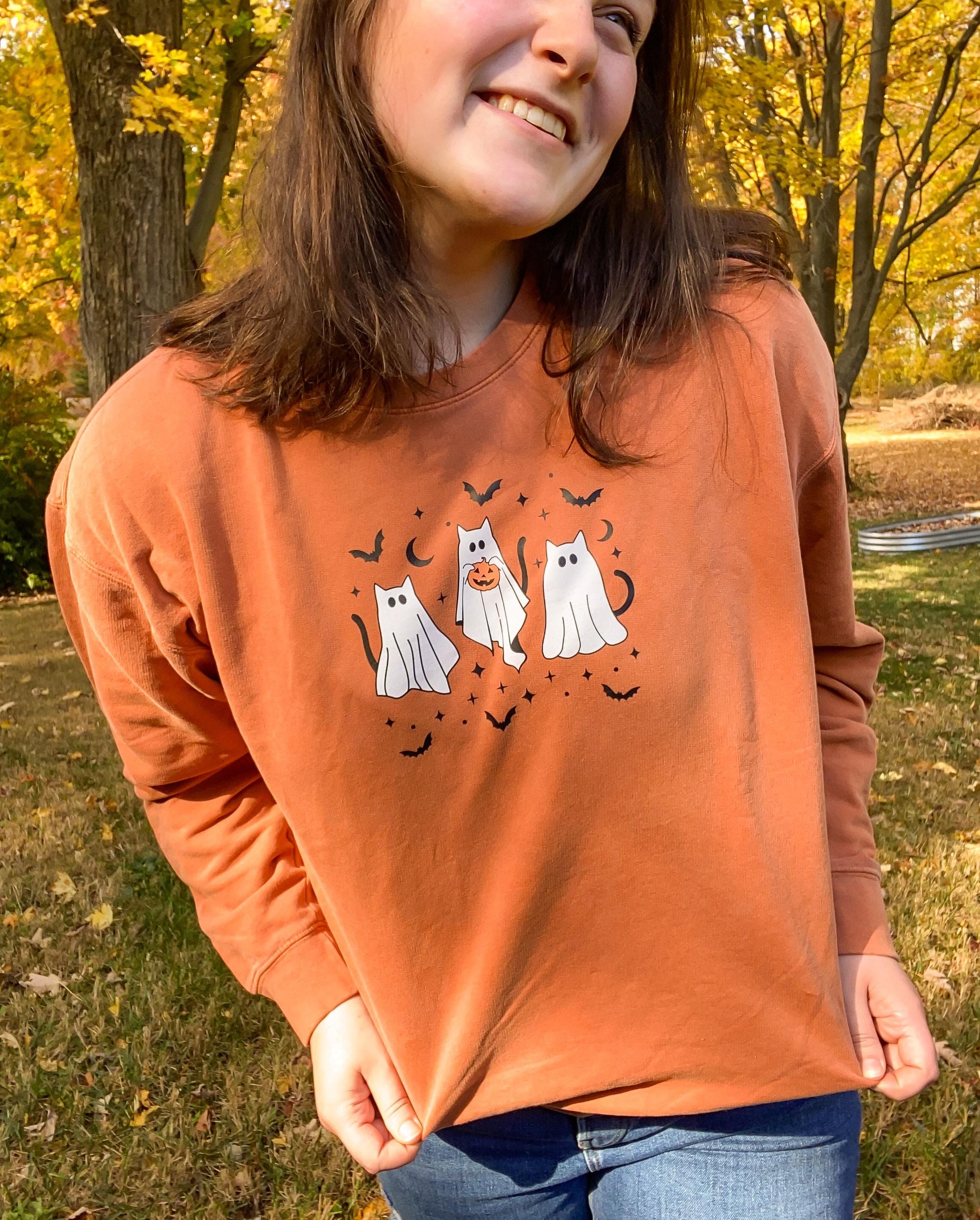 Spooky Cat Sweatshirt