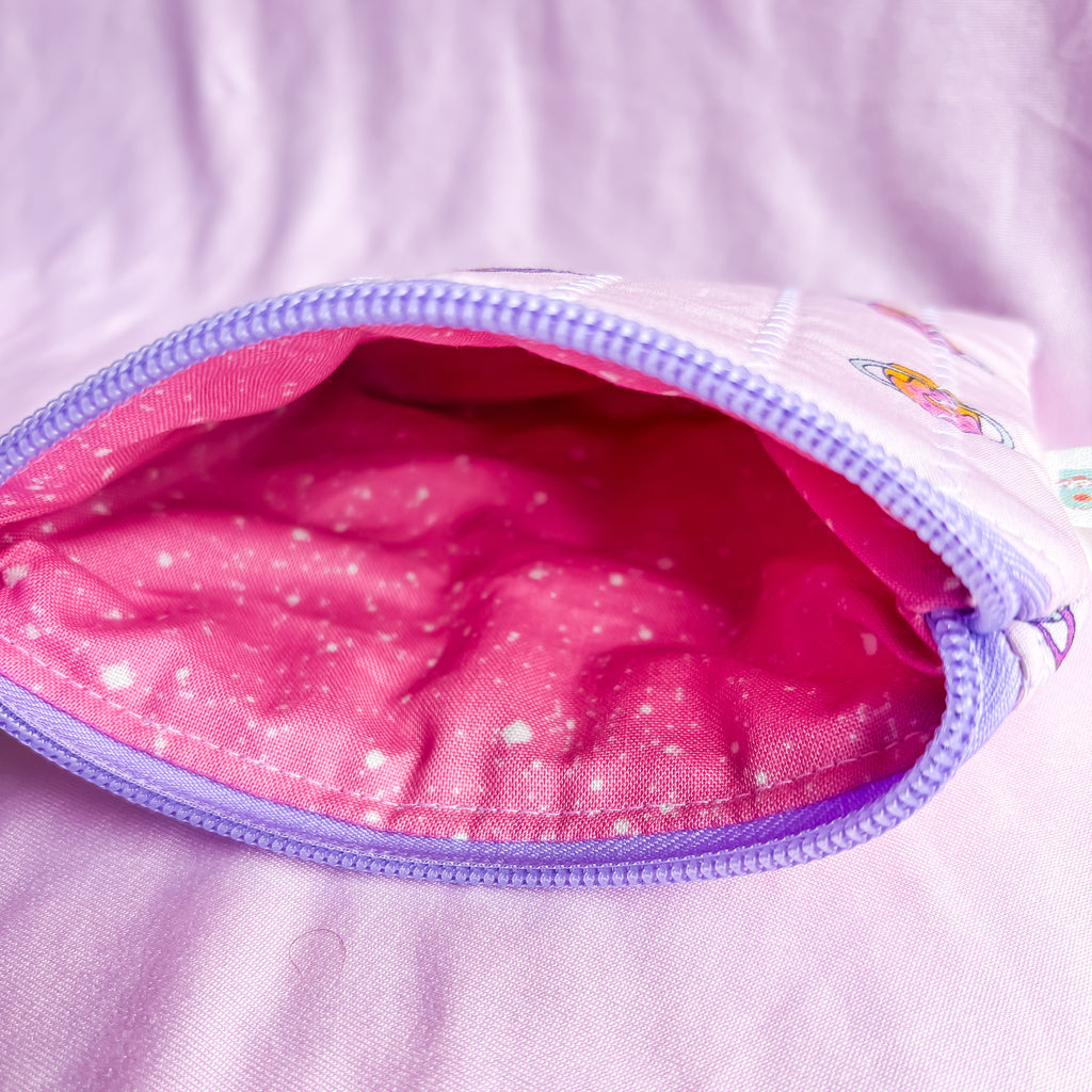 Planet Delicious Zipper Pouch for Notions or Wallet