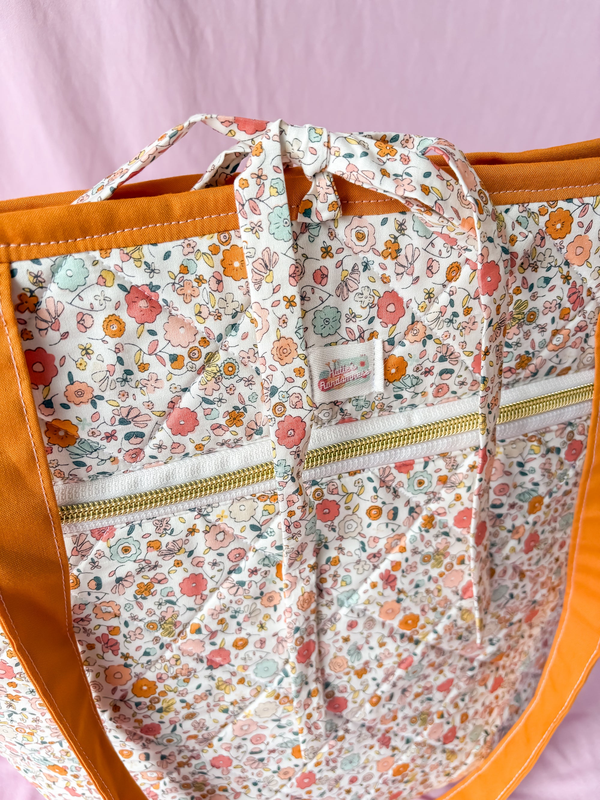 Summer Floral Tote Bag/Large Purse