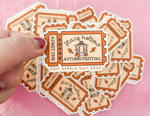 Autumn Festival Sticker - Knit People Knit 2026