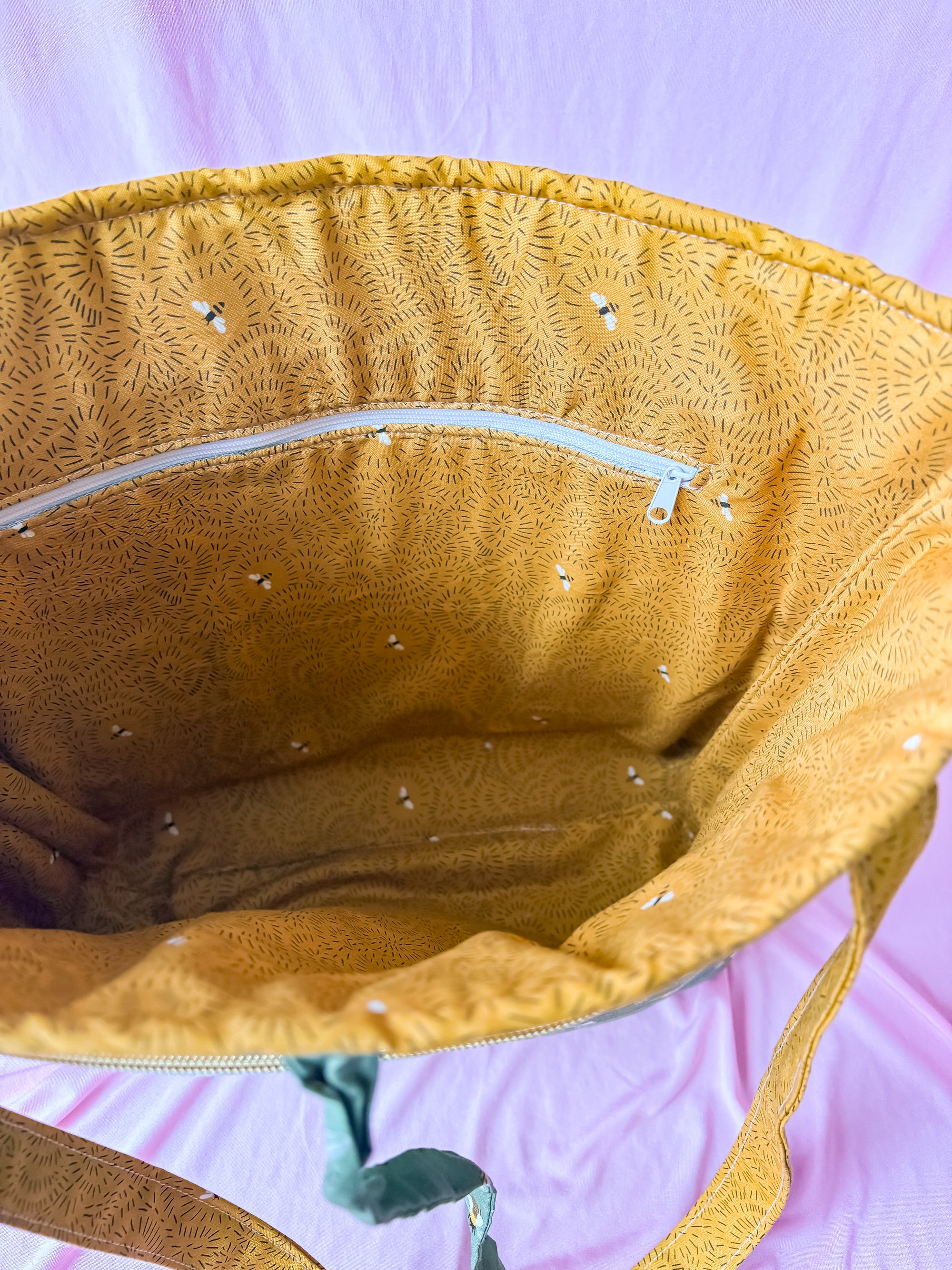 Bumblebee Tote Bag/ Large Purse