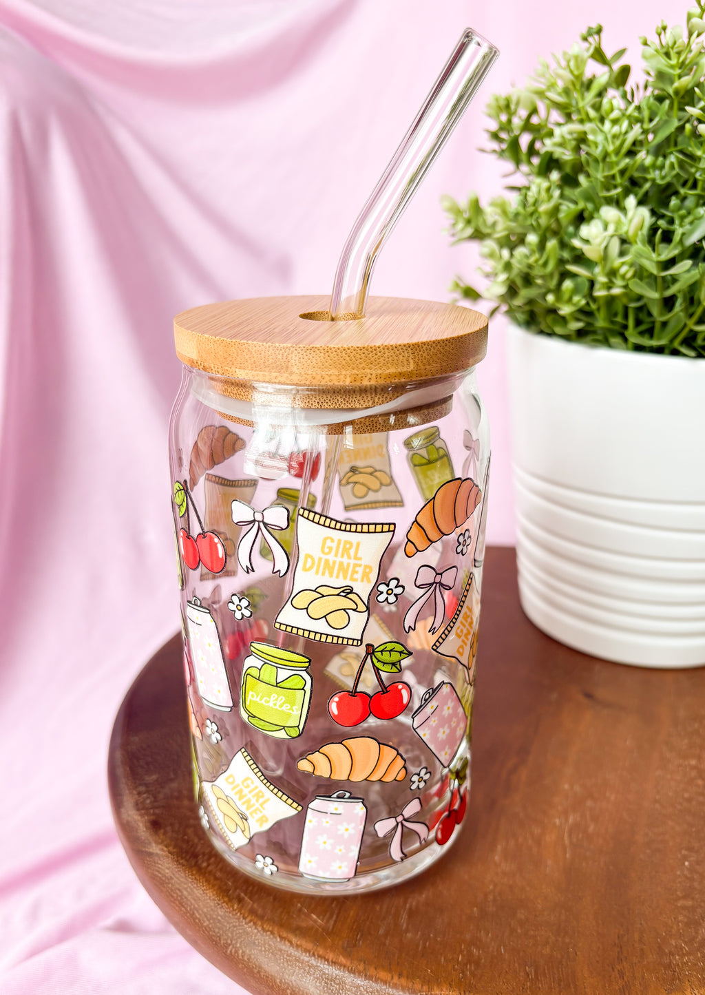 Girl Dinner 16oz Cup