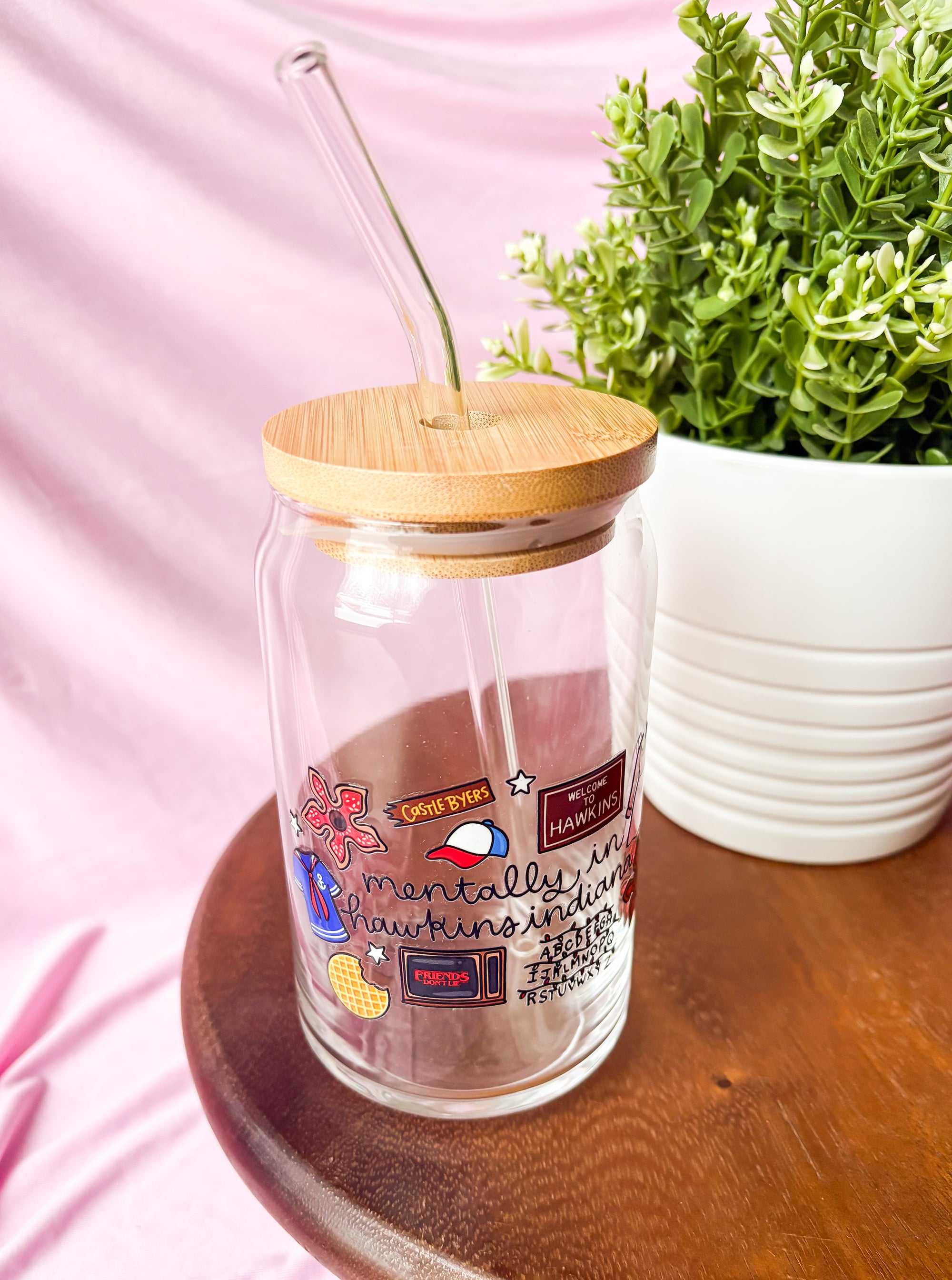 Mentally in Hawkins 16oz Cup