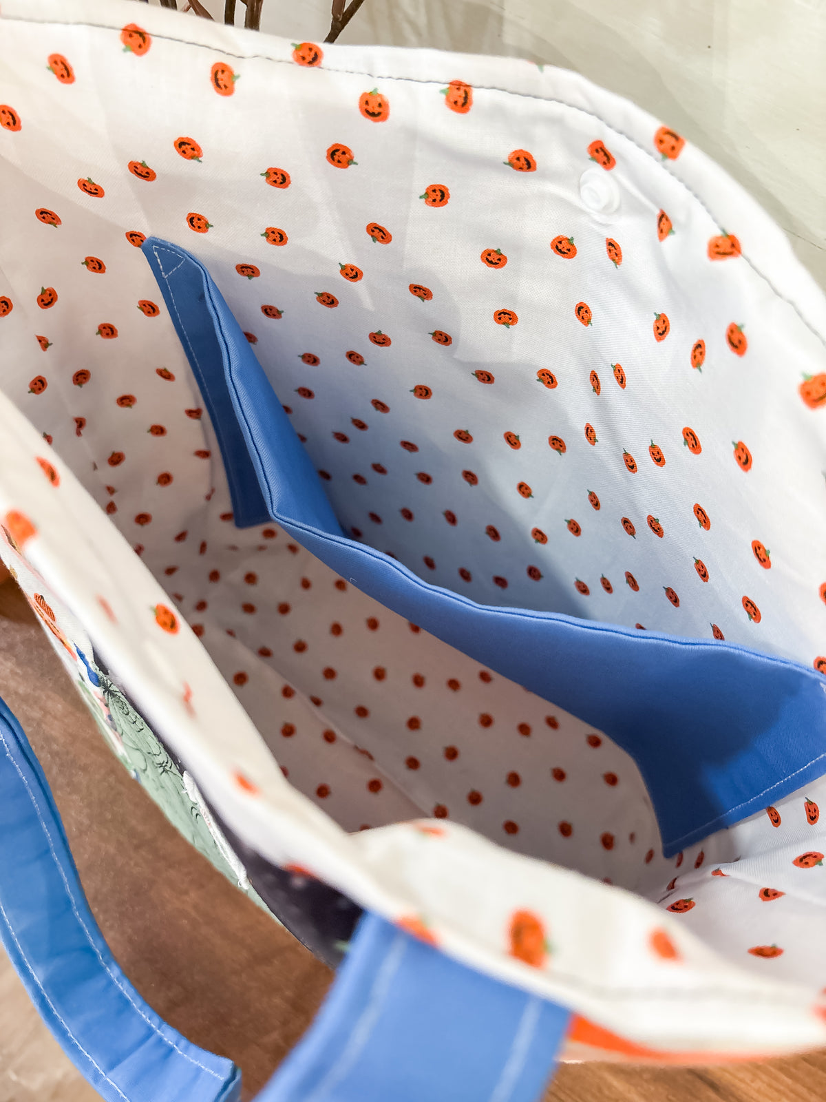 Trick Or Treat #1 Patchwork Medium Project Tote