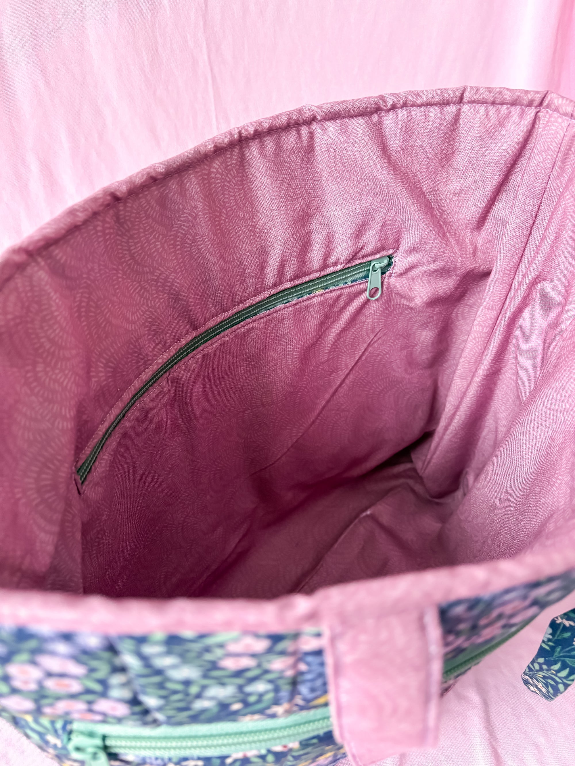 Purple Meadow Tote/Large Purse