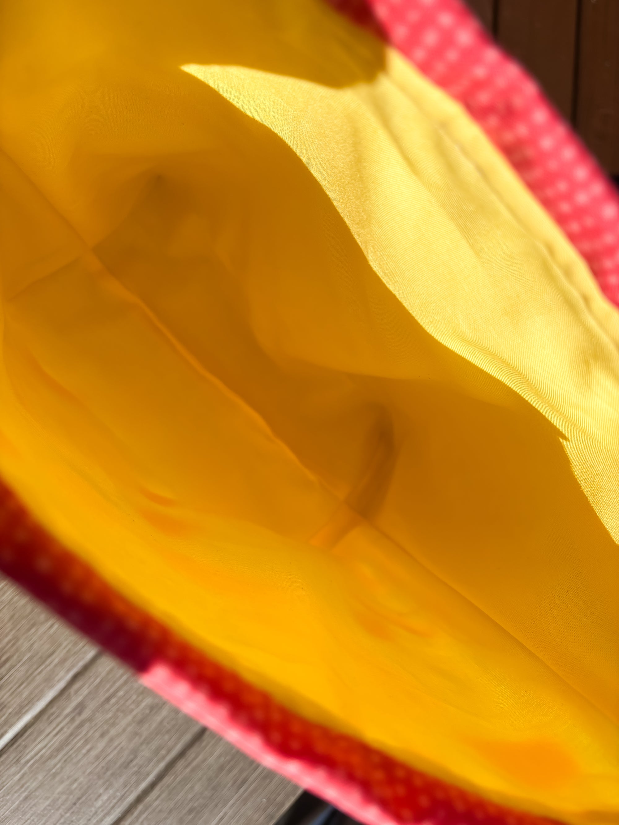 Floatin’ Medium Drawstring Project Bag with Pocket