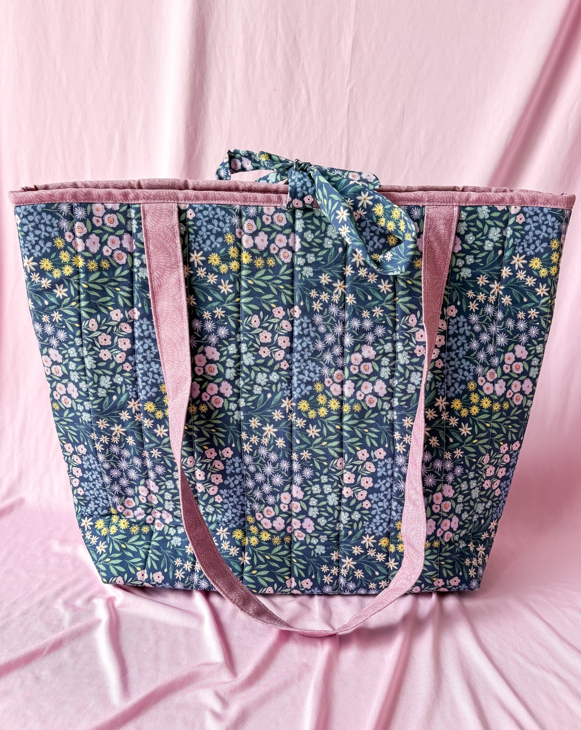 Purple Meadow Tote/Large Purse