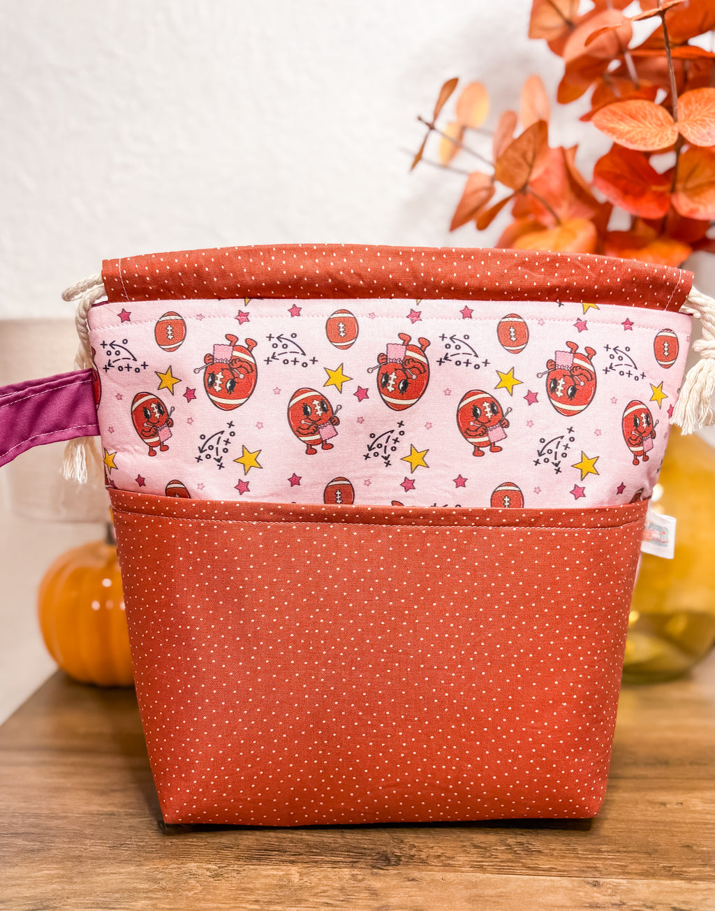 PREORDER* Pig Skin Party *Official* Drawstring Project Bag with Pocket