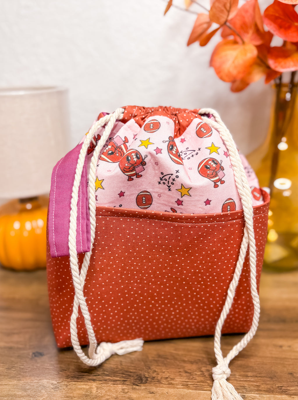 PREORDER* Pig Skin Party *Official* Drawstring Project Bag with Pocket