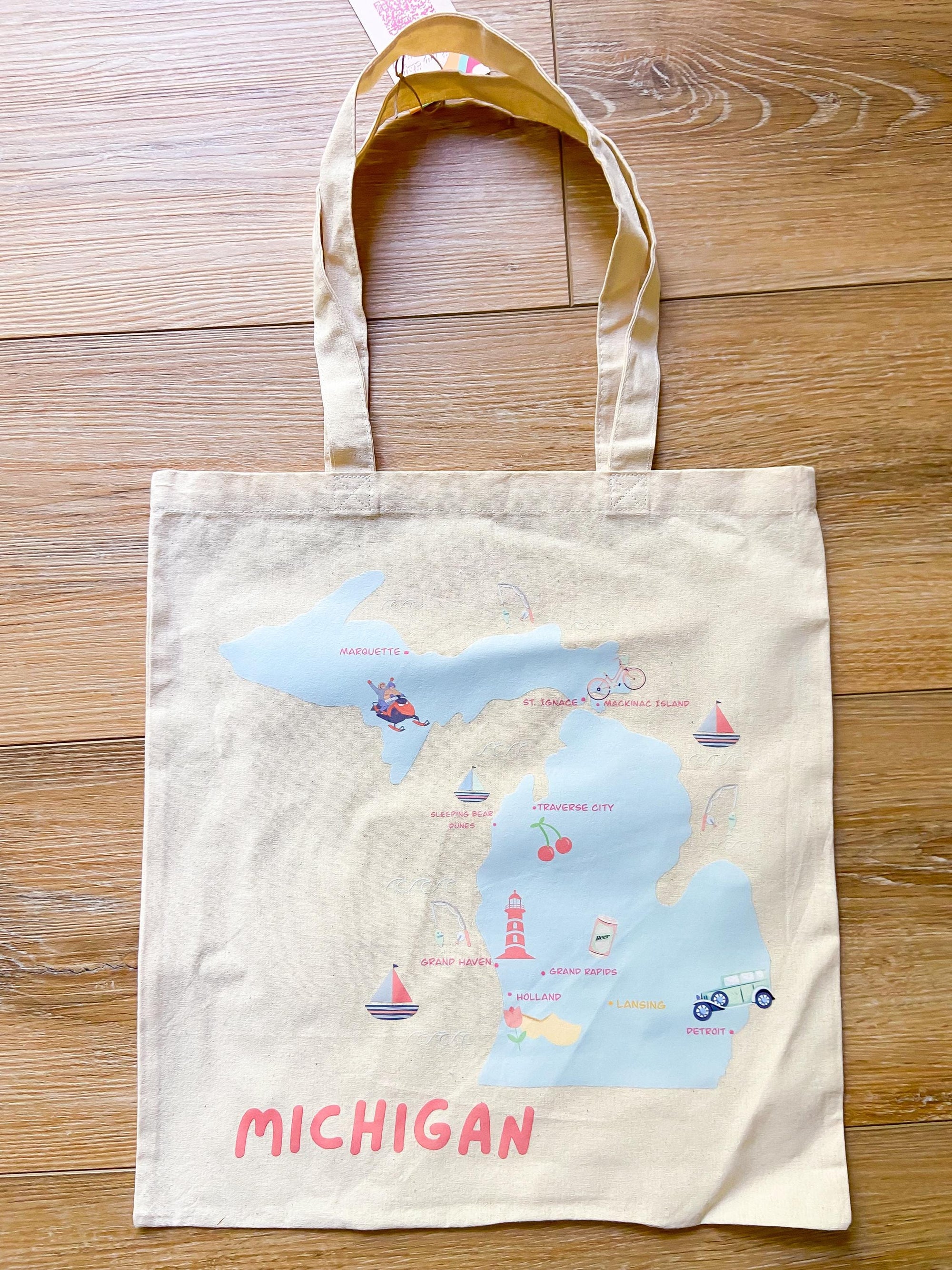 Michigan Icon Tote Bag